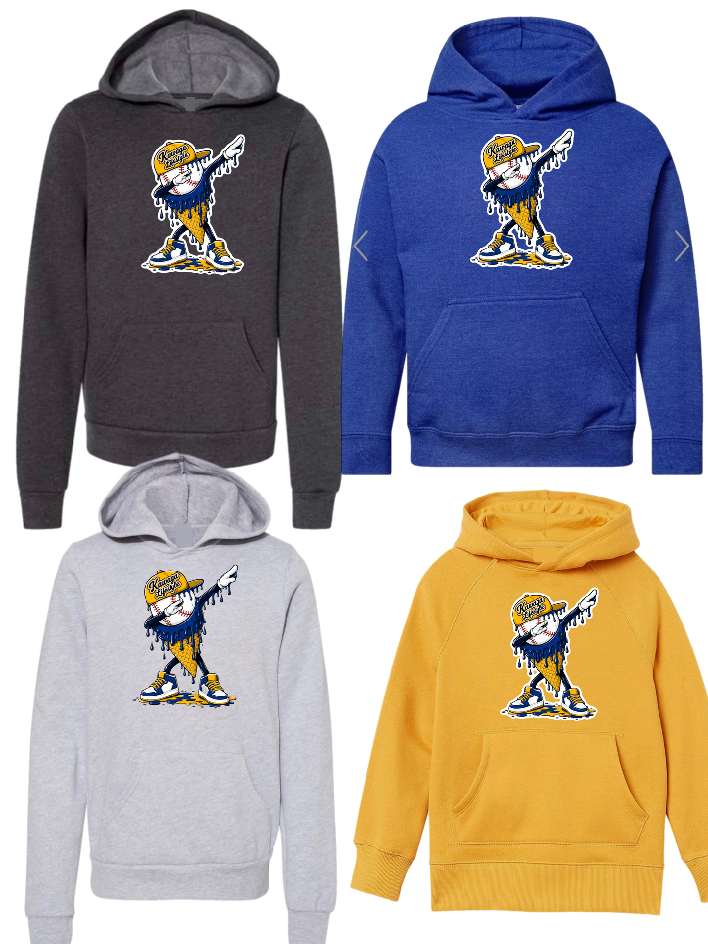 Kawaga ice cream drip hoodie