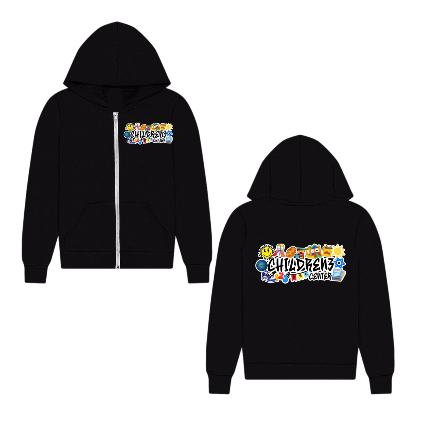 Childrenz Center boys collage zip hoodie