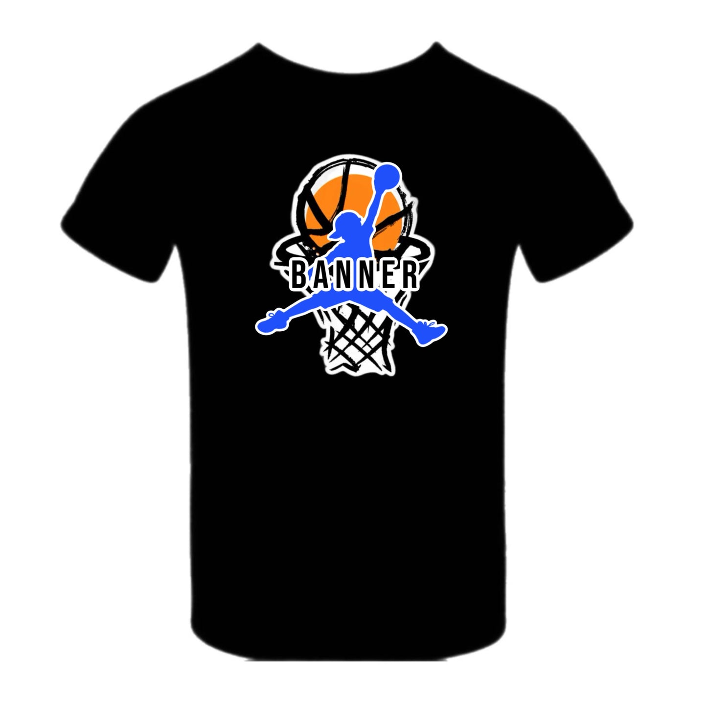 Banner boys basketball tee