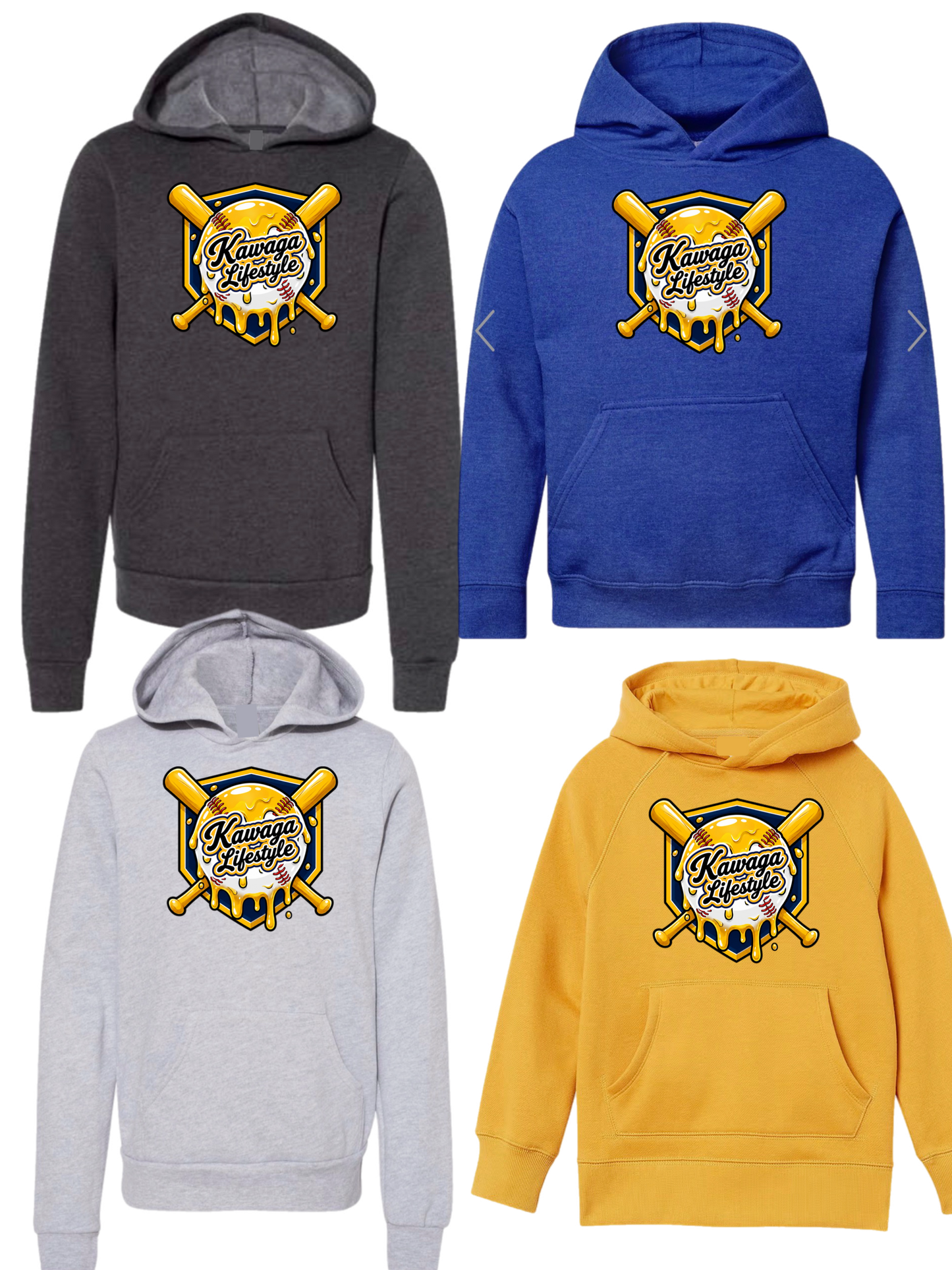 Kawaga baseball lifestyle hoodie