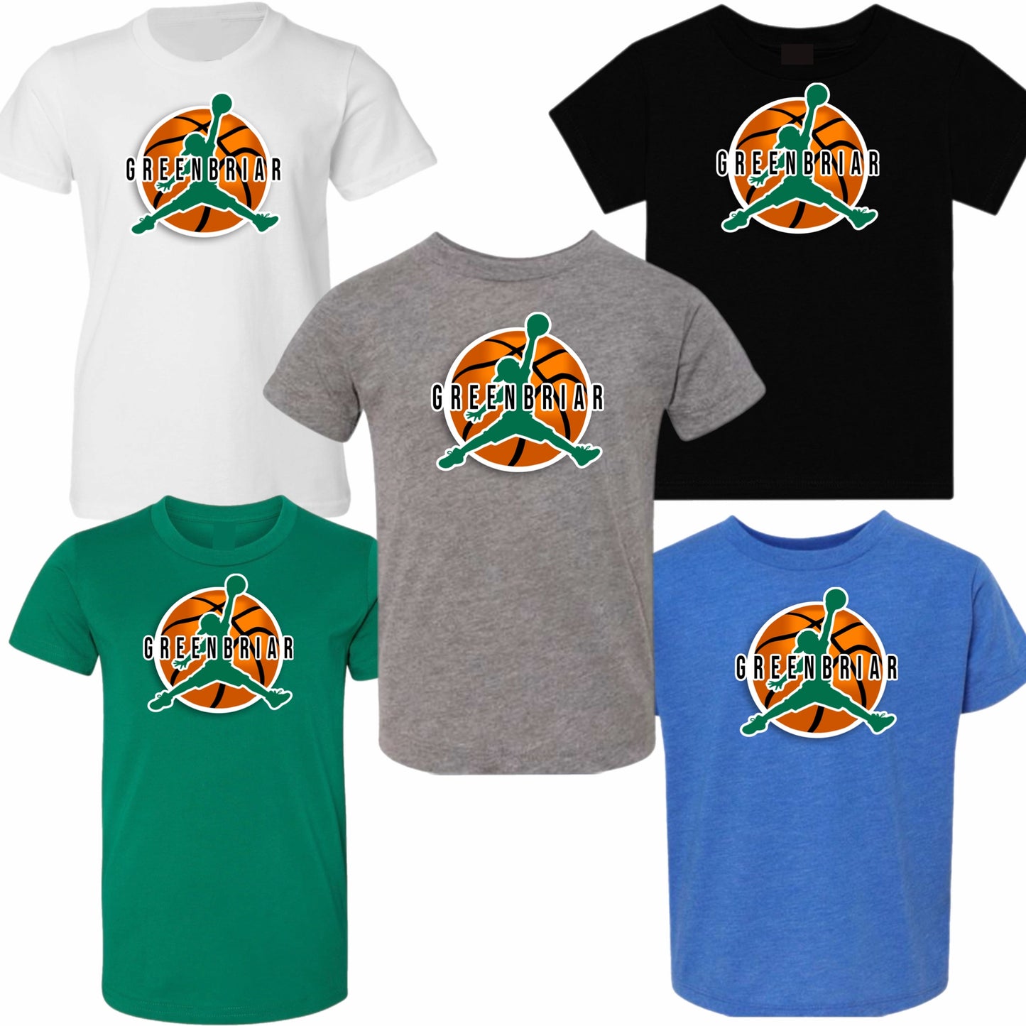 Greenbriar basketball tee