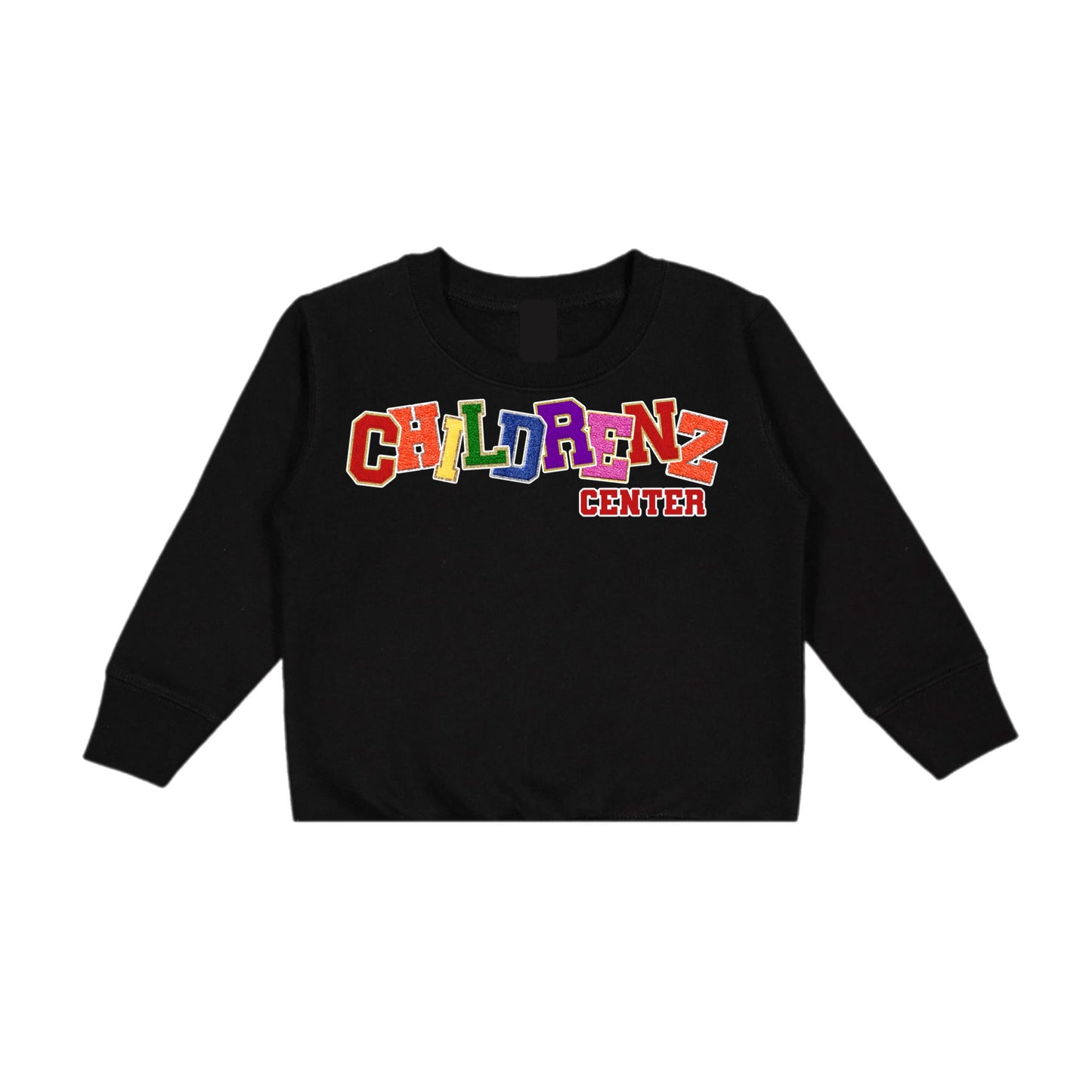 Childrenz Center patched crewneck