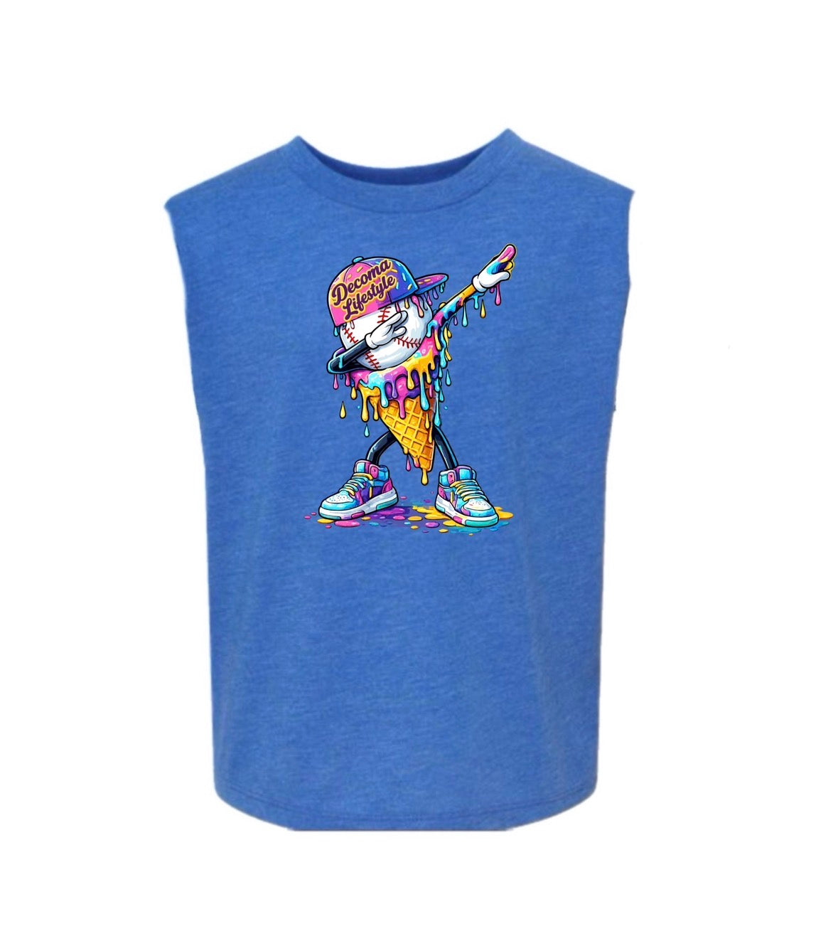 Decoma boys/adults ice cream lifestyle tank