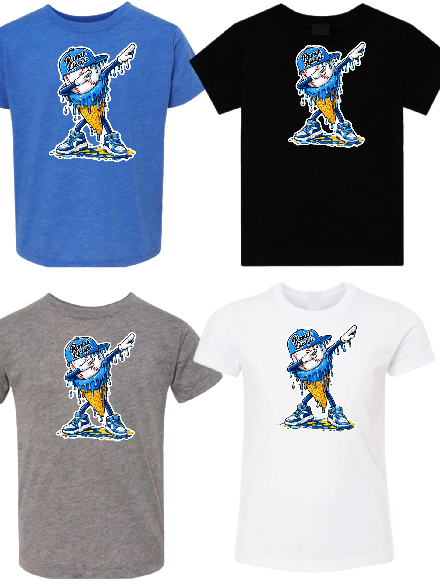 Ramah ice cream drip tee