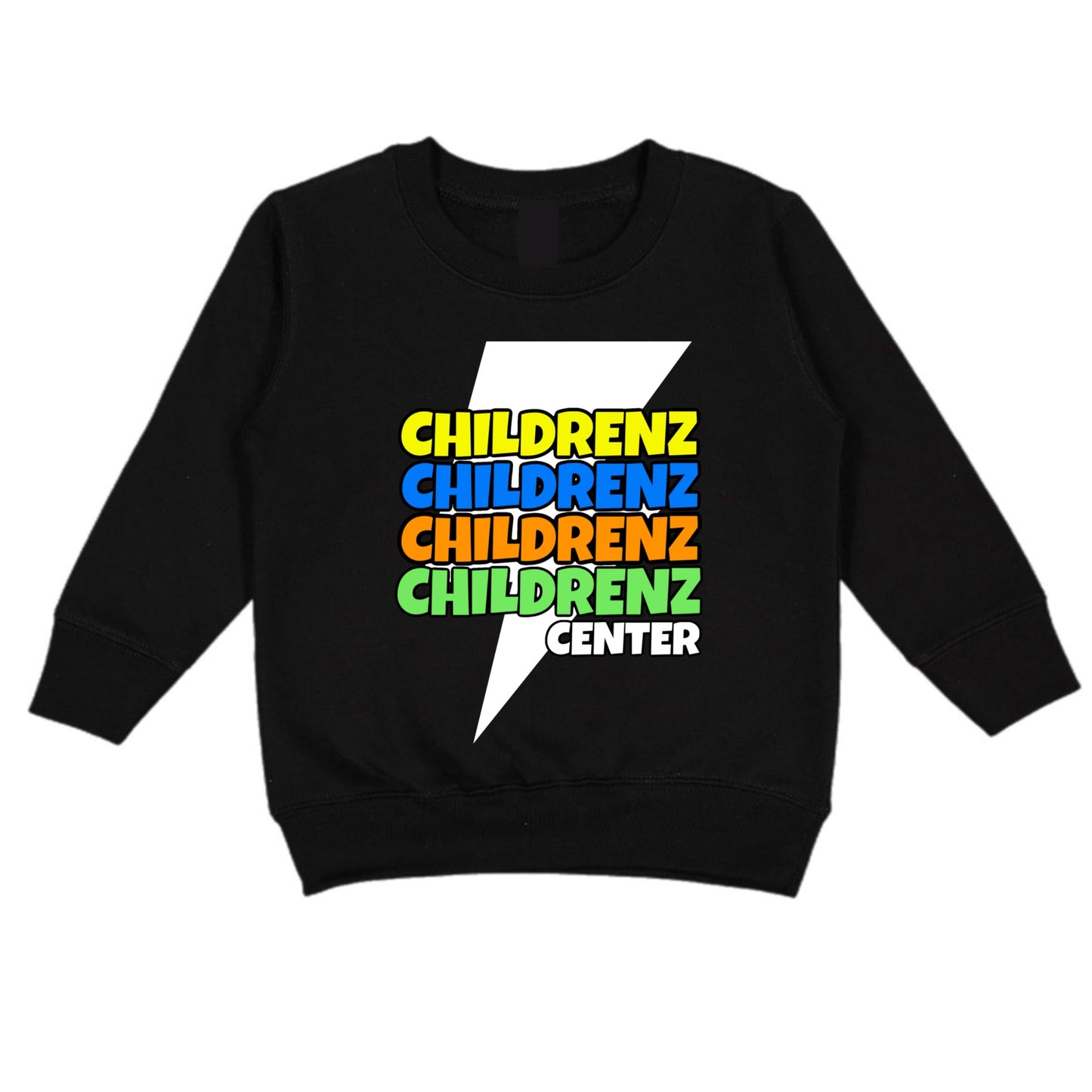 Neon bolt crewneck