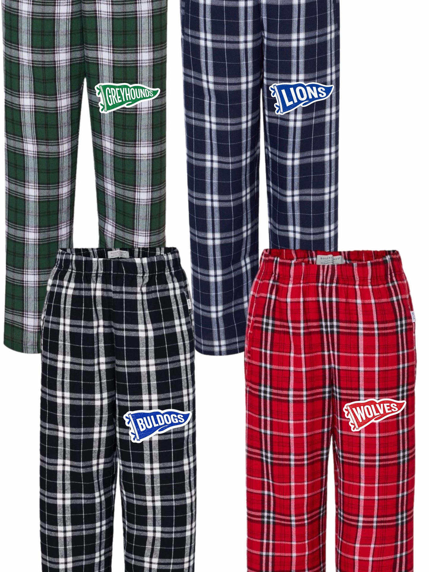 Boys flag flannel pants