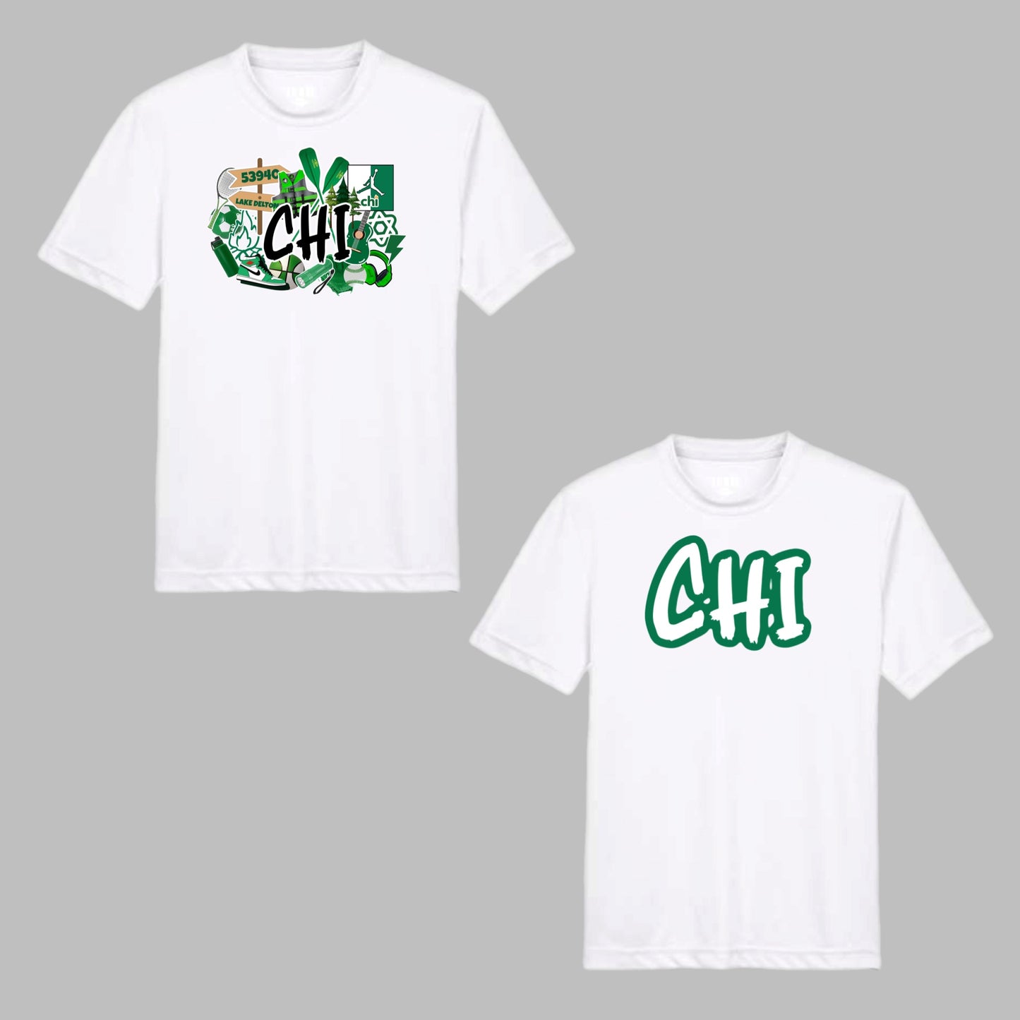 Camp Chi graffiti performance tee