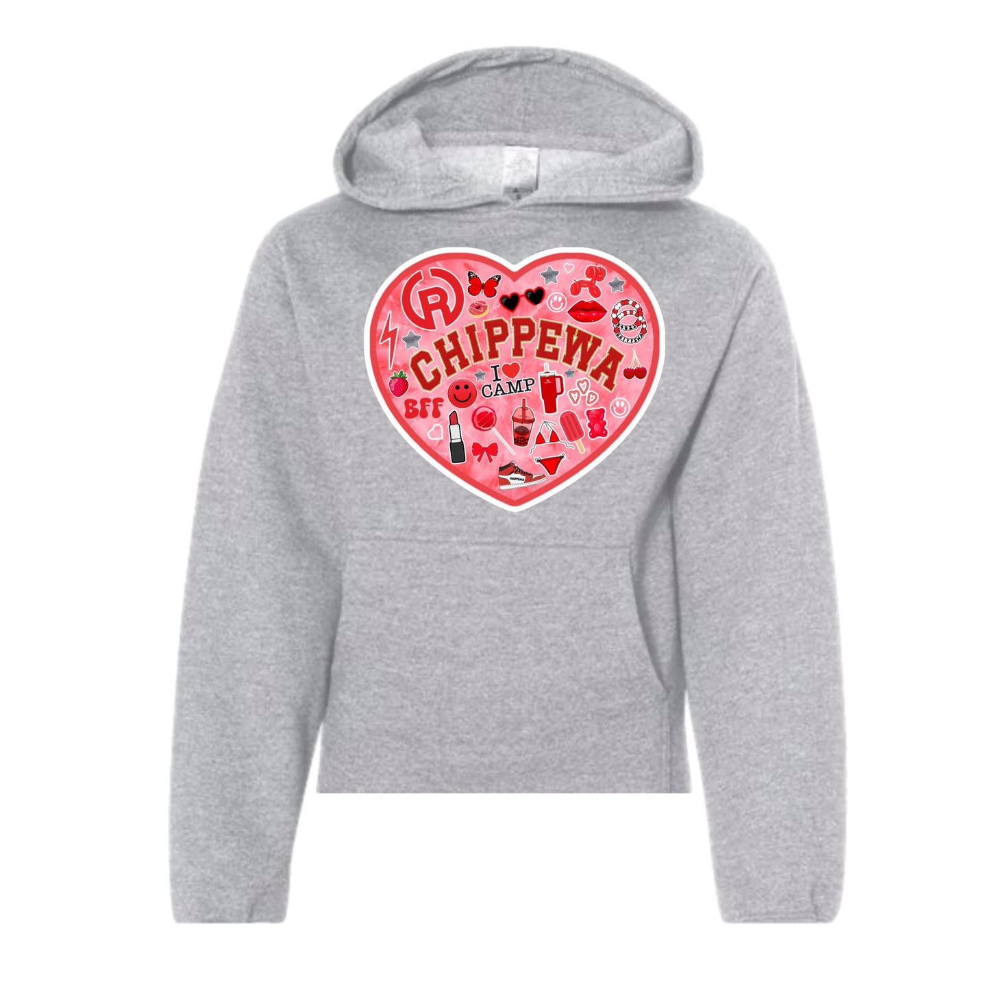 Chippewa heart hoodie