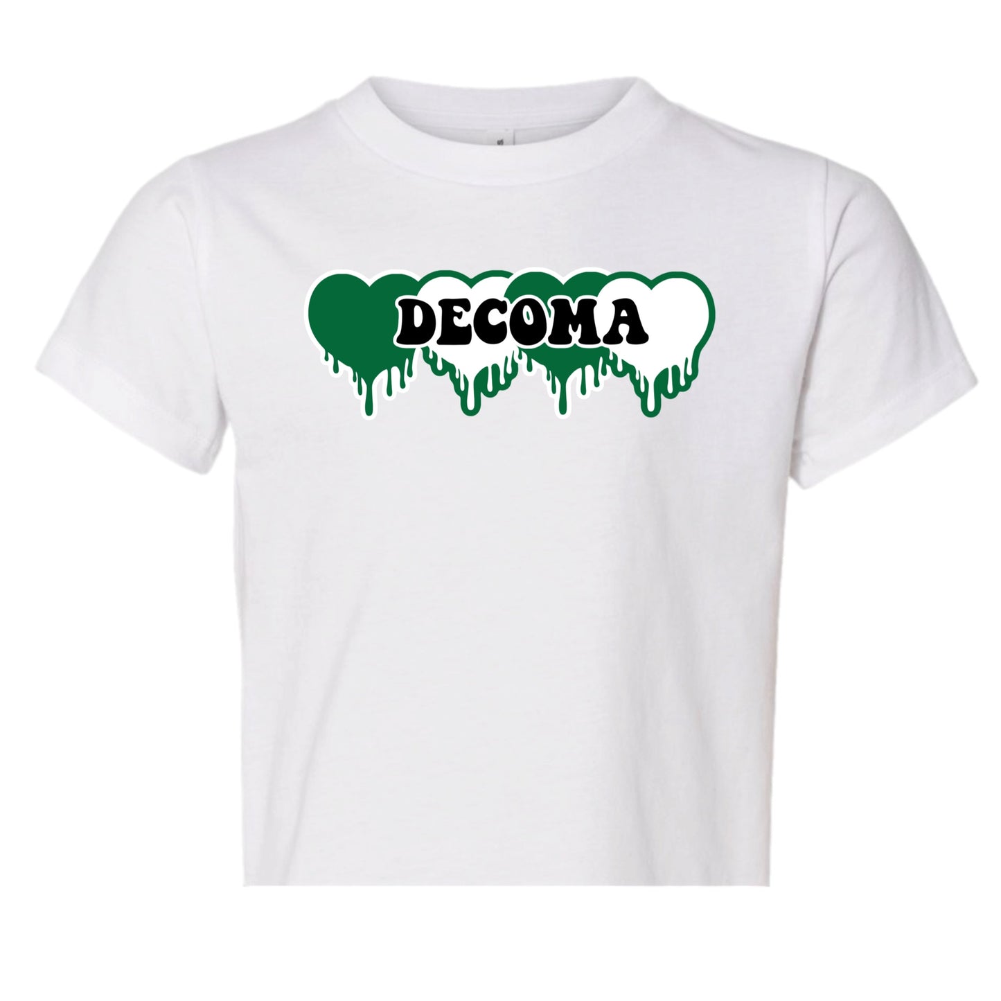 DECOMA Girls/women GREEN drippy tee