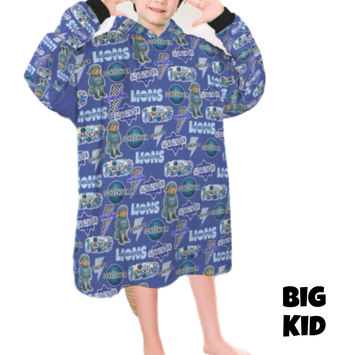 Schechter boys/mens fleece blanket hoodie