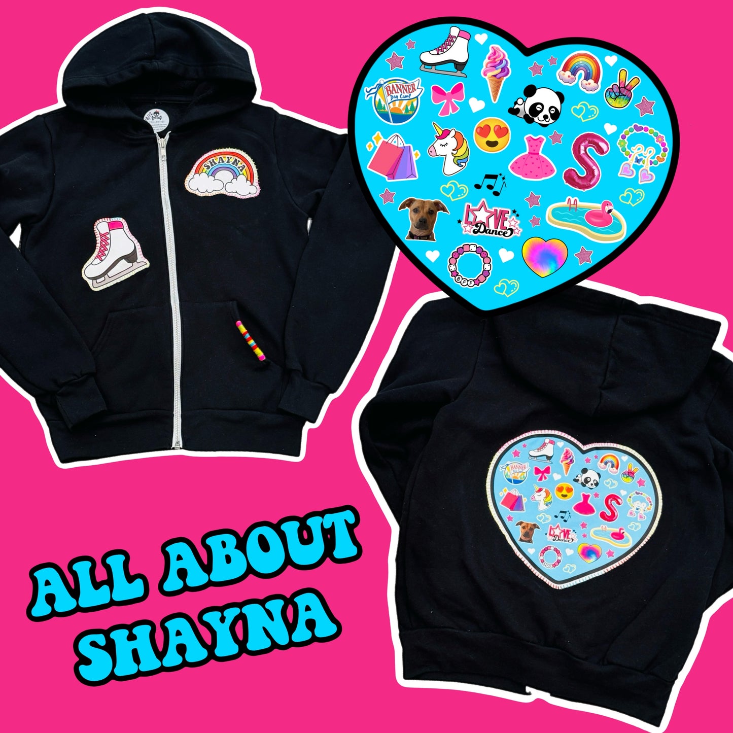 Girls ALL ABOUT ME hoodie