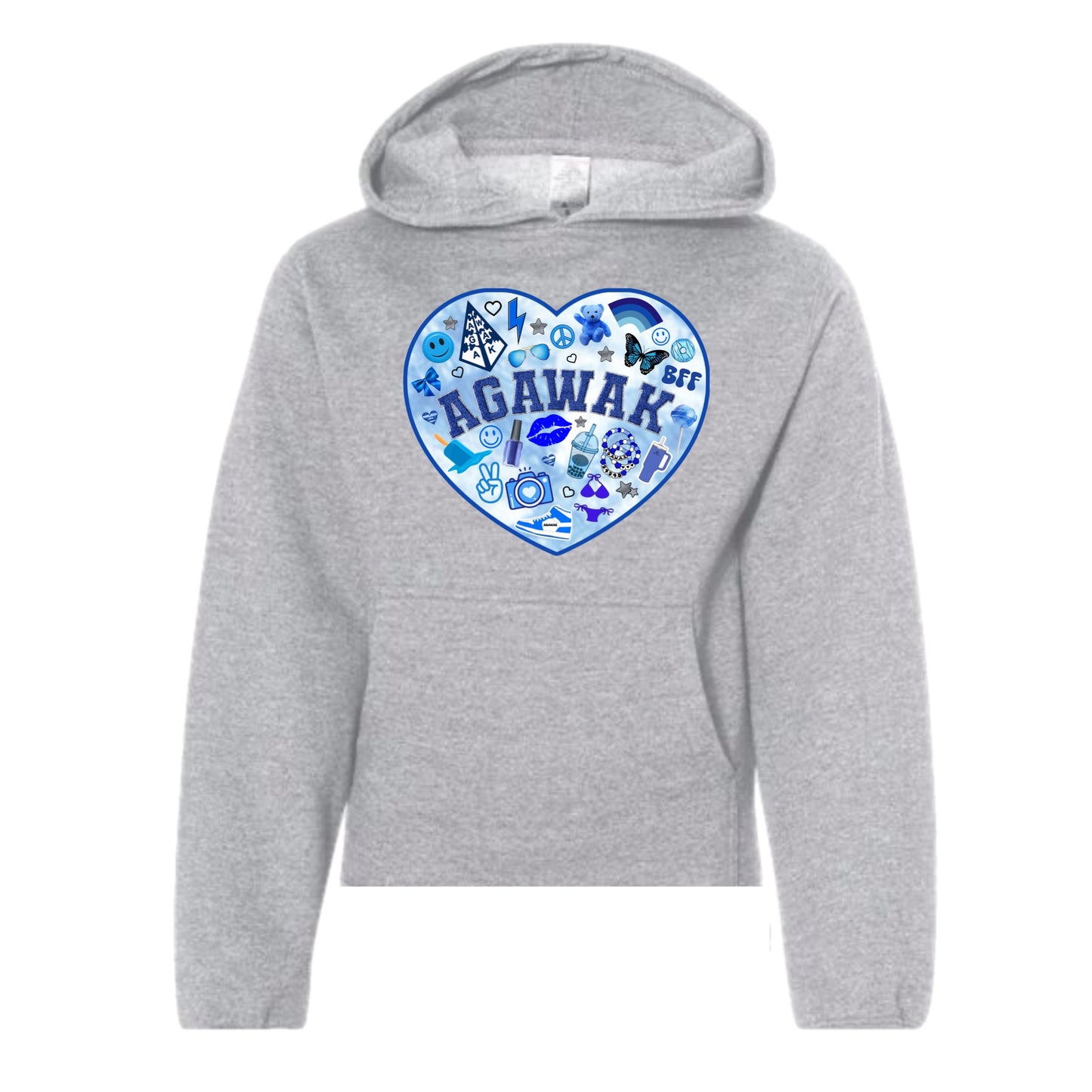 Agawak heart hoodie