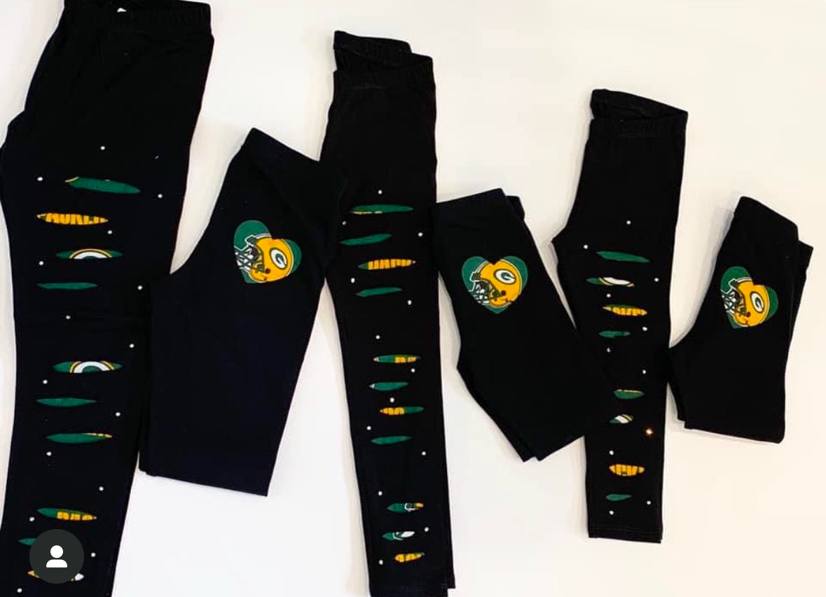 Greenbay football leggings
