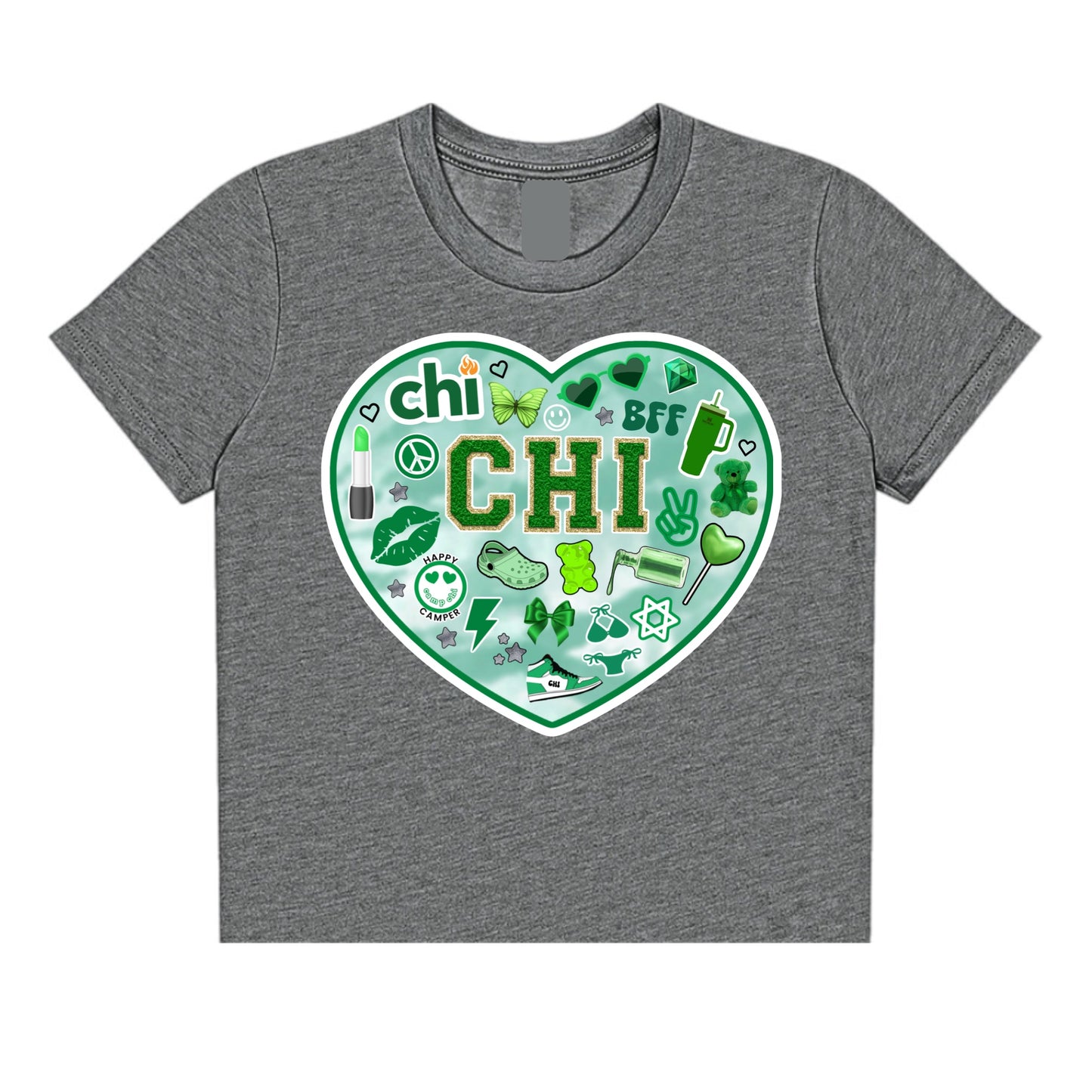 Camp Chi heart tee