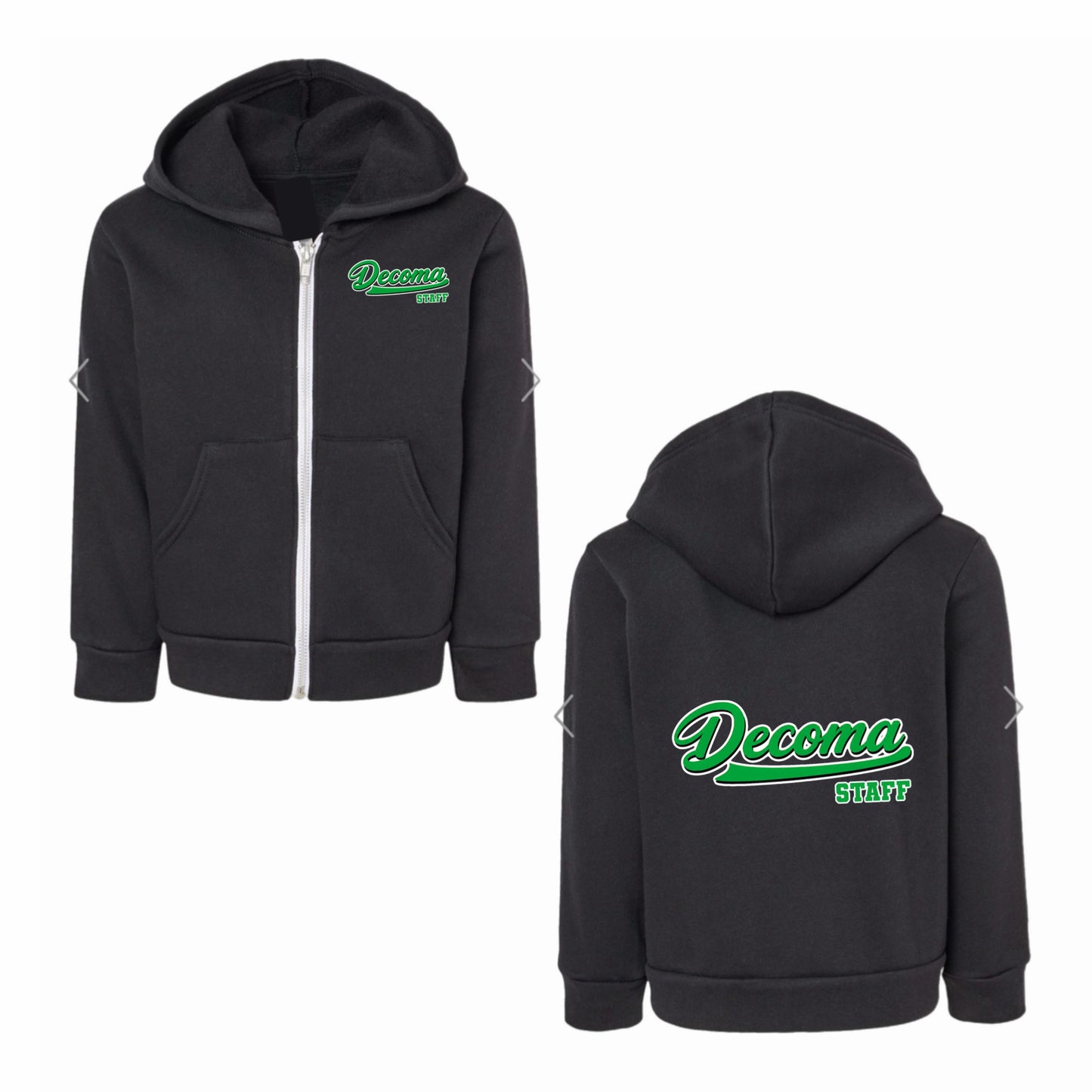 DECOMA STAFF zip hoodie
