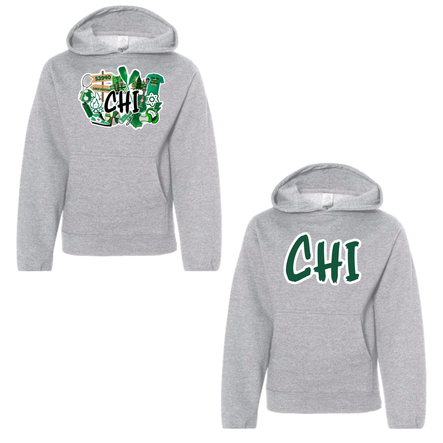 Chi graffiti hoodie