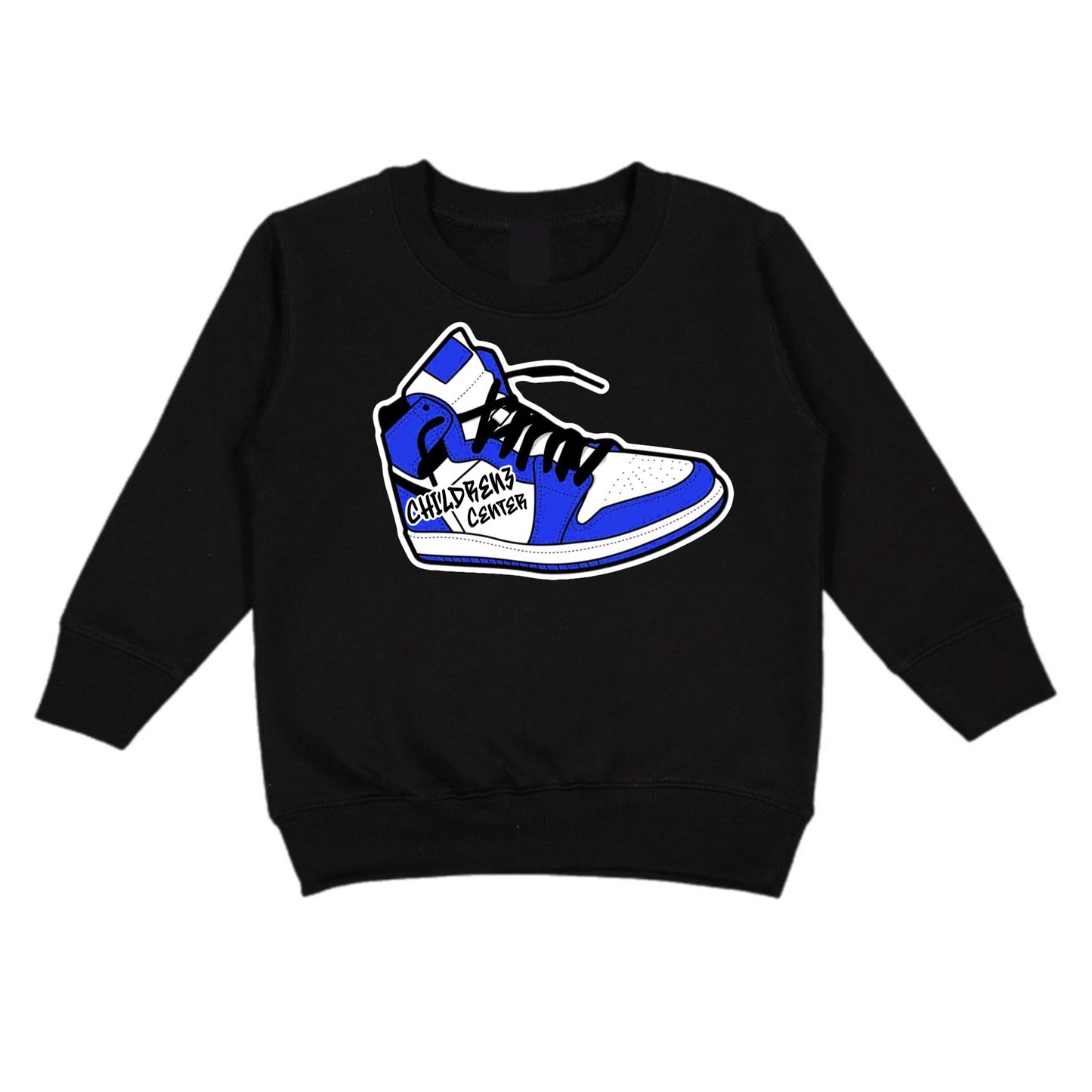 Childrenz center gym shoe crewneck