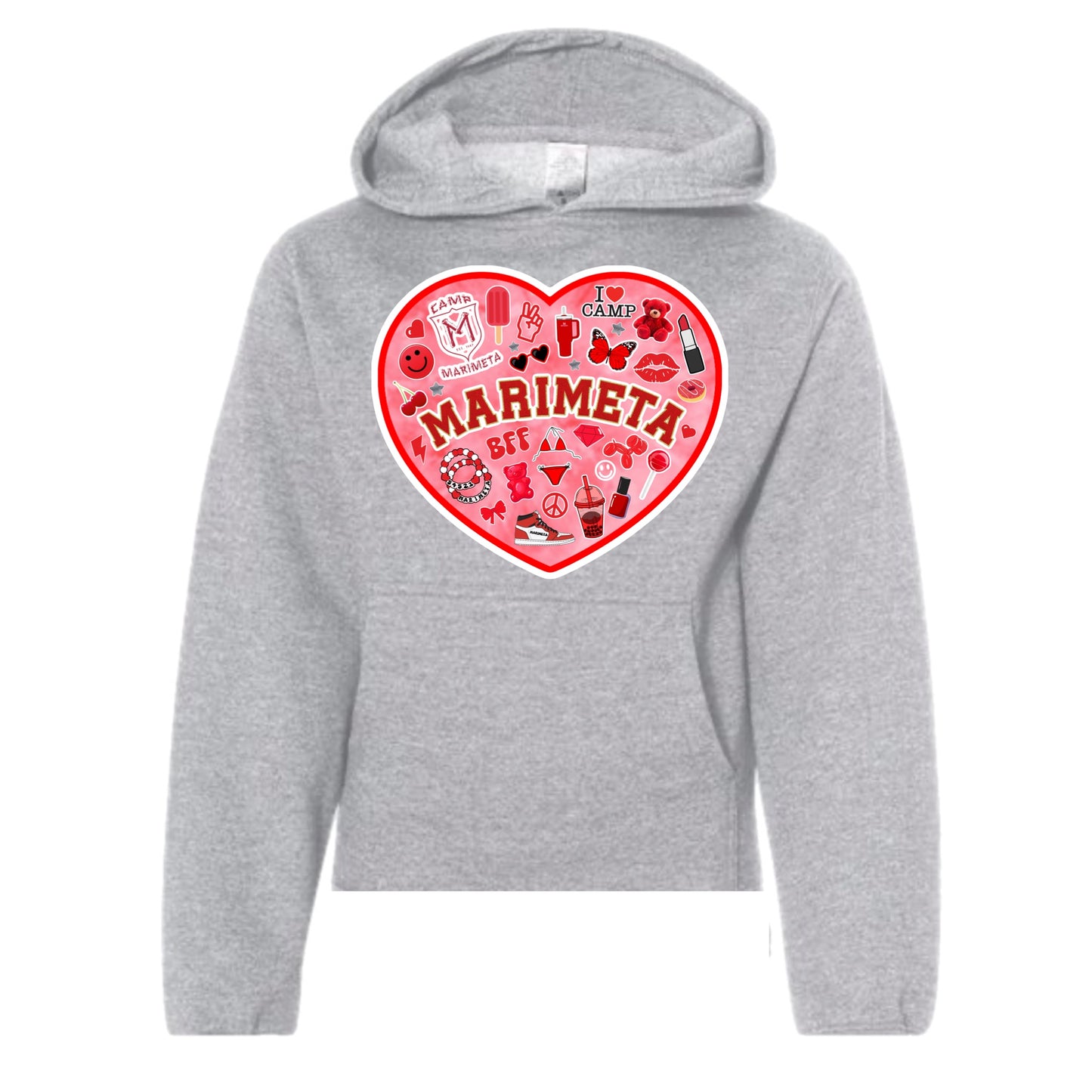 Marimeta heart hoodie