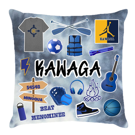 Kawaga throw pillow