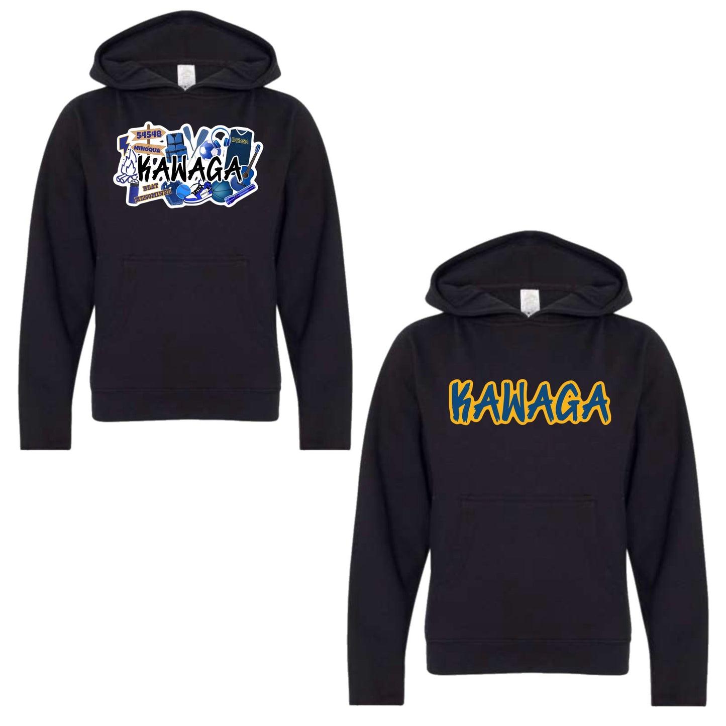 Kawaga graffiti hoodie