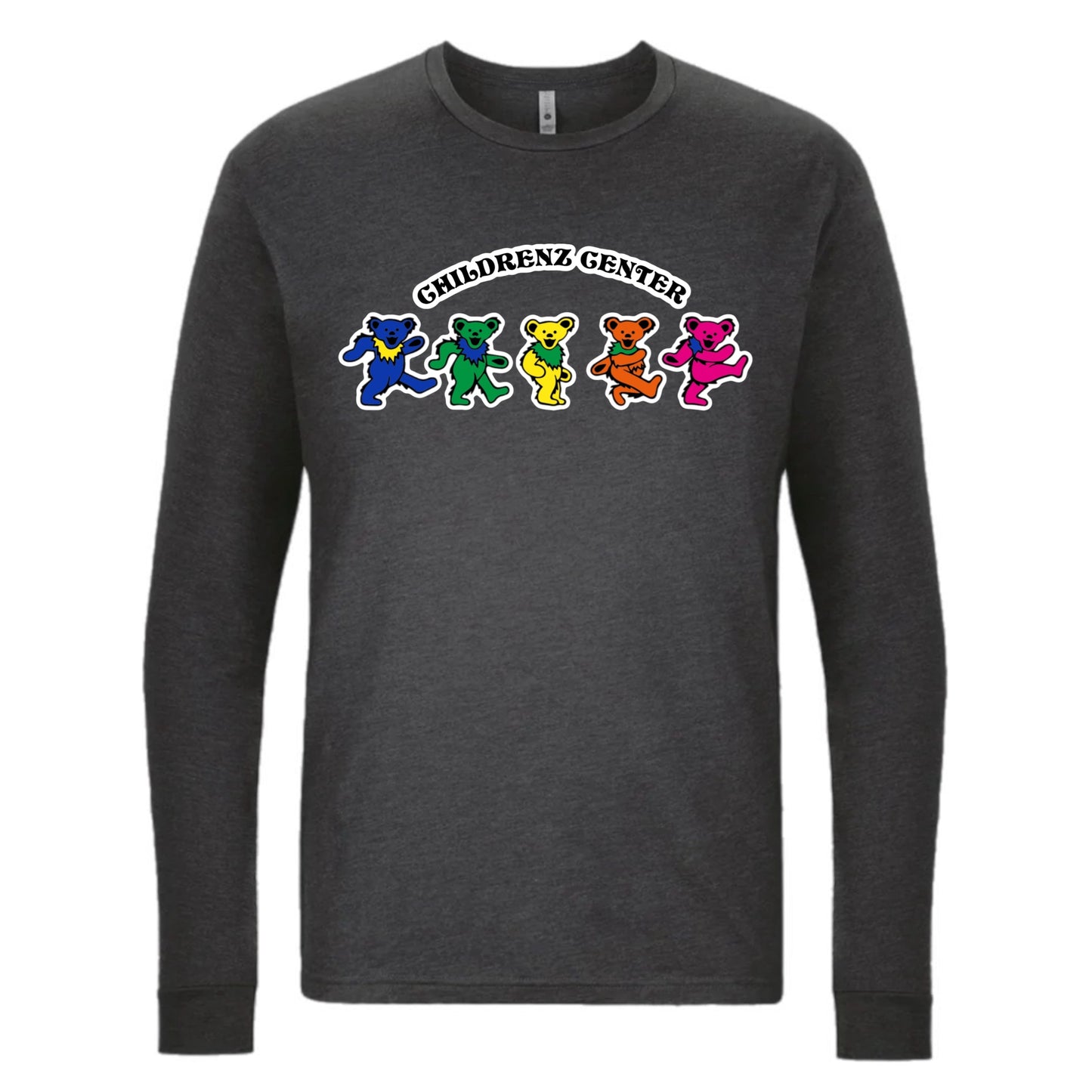 Childrenz Center Adult Long Sleeve Dancing Bears Tee