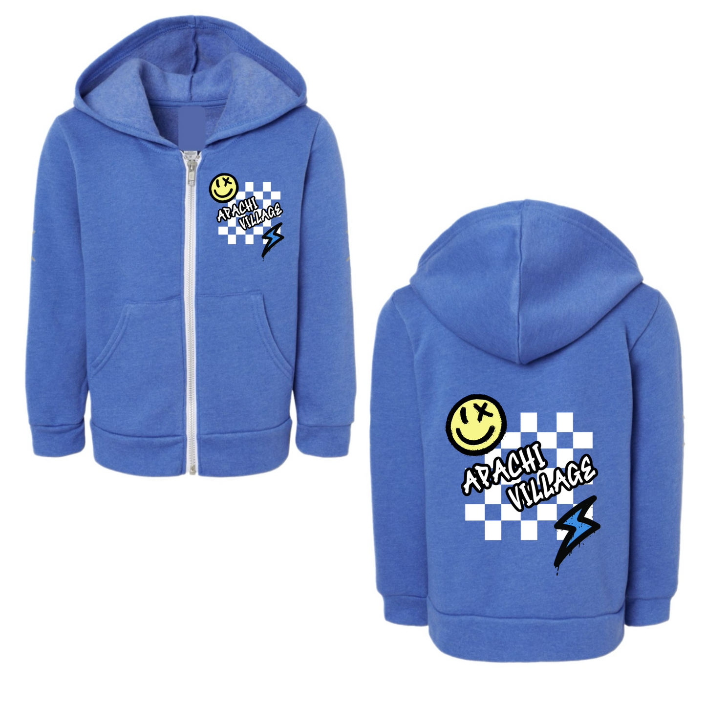 Boys Apachi/ Apachi Village checkered tee