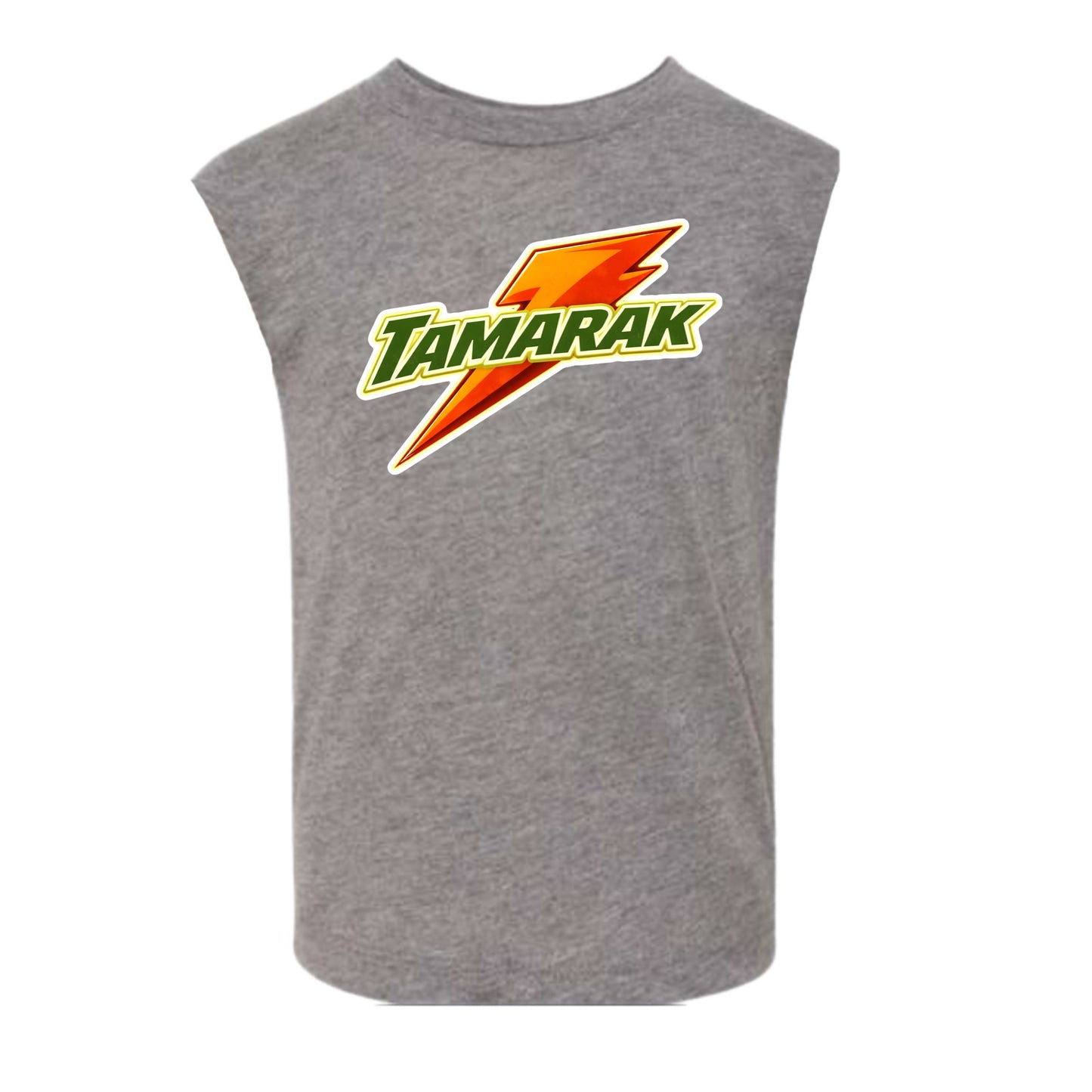 Tamarak boys orange bolt tank