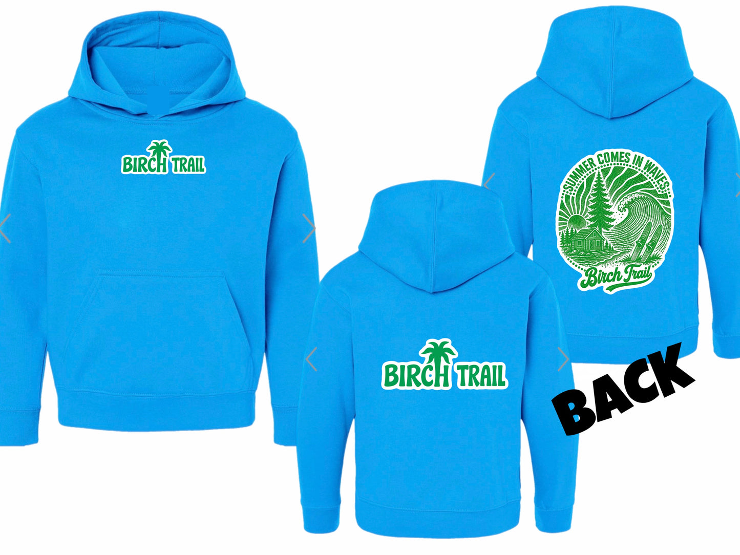 Birch Trail palm hoodie