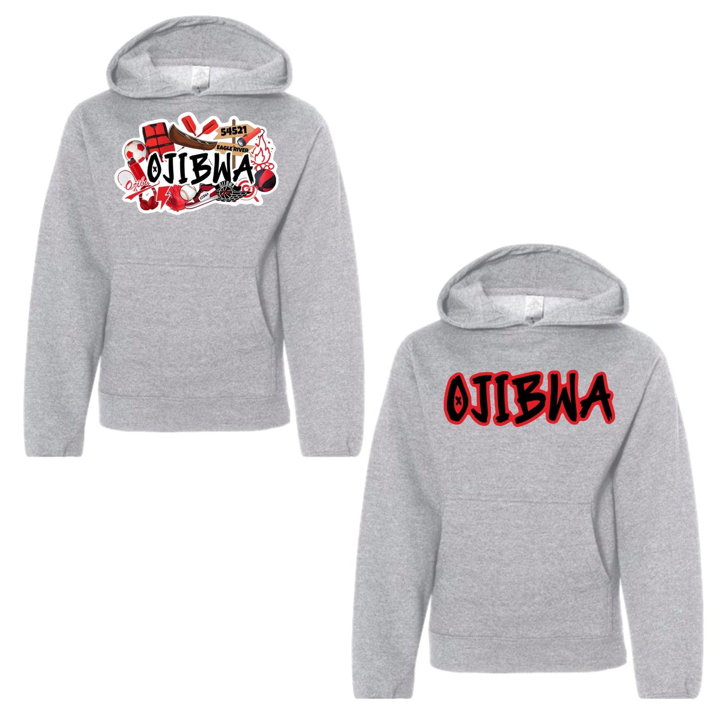 Ojibwa graffiti hoodie