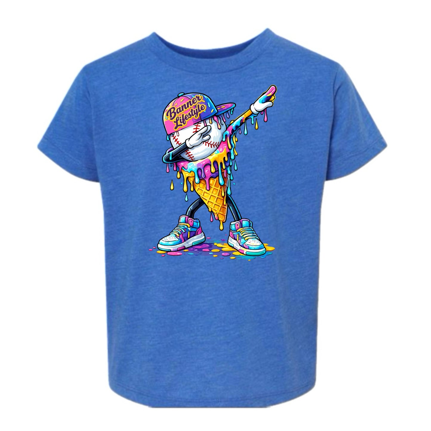 Banner boys ice cream drip tee