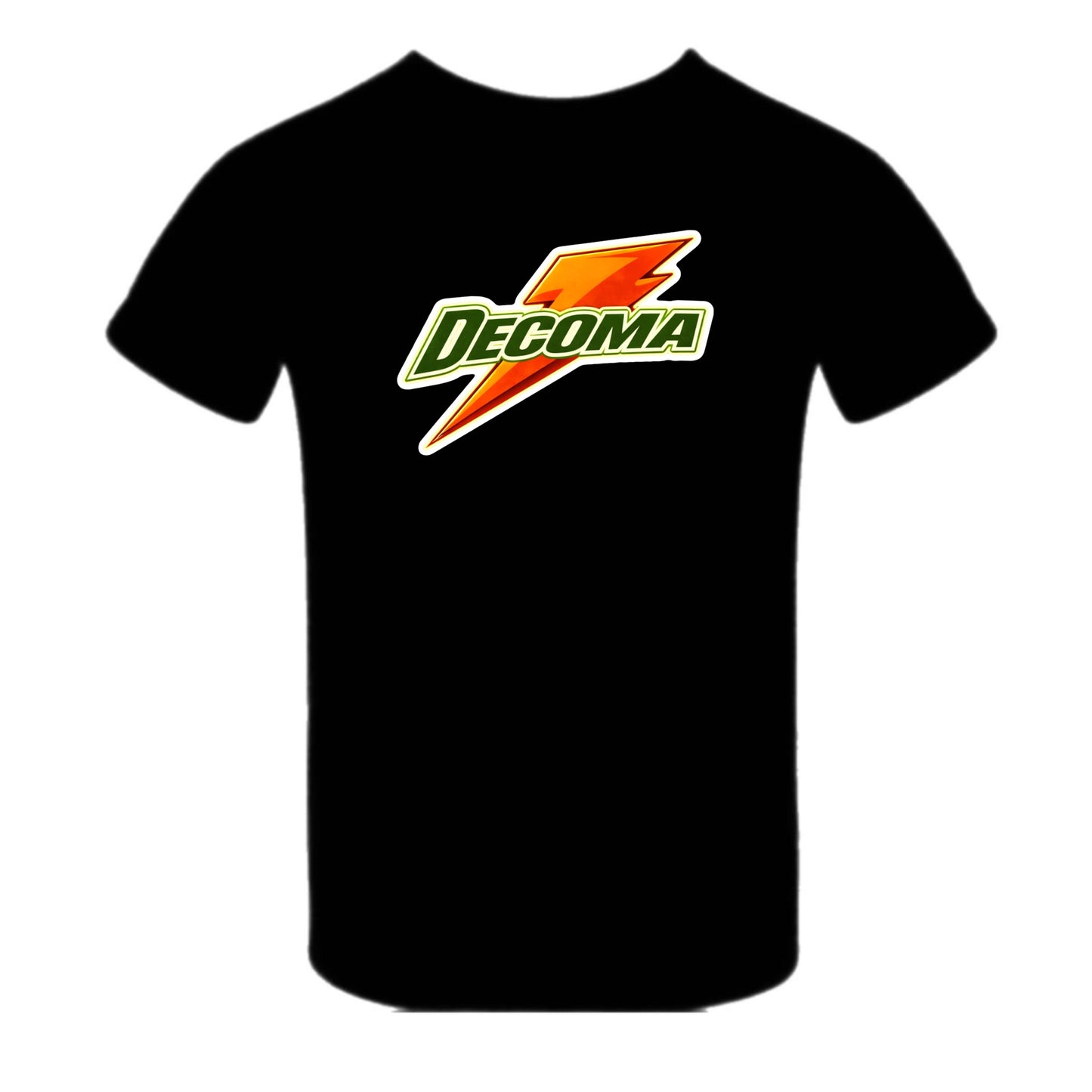 DECOMA Boys/adults Orange bolt tee