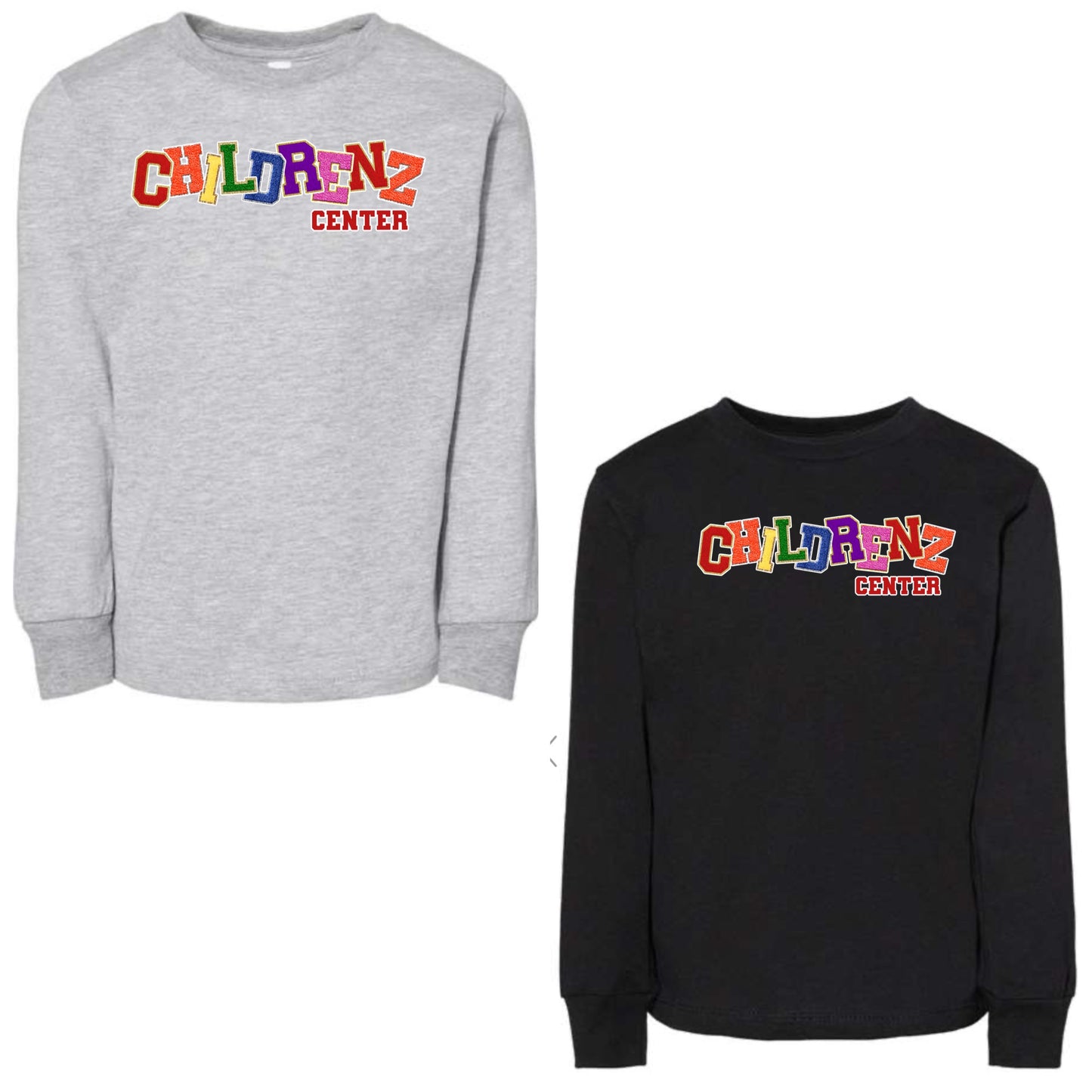Childrenz Center patched long sleeve tee