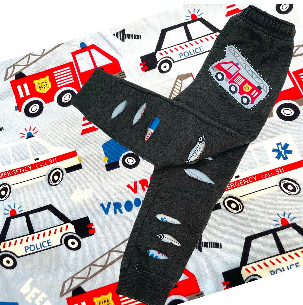 Emergency vehicle joggers