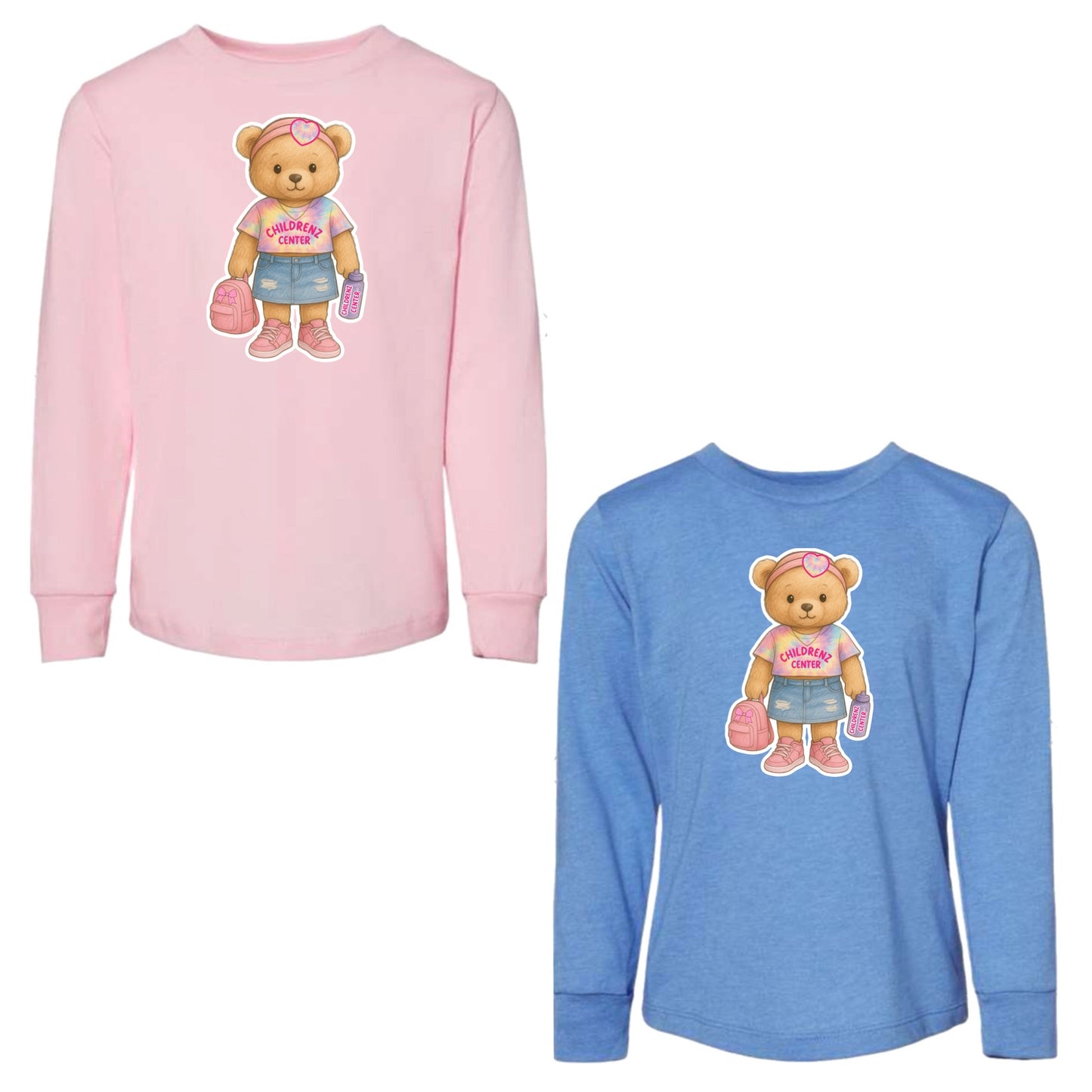 Childrenz Center Teddy bear long sleeve tee