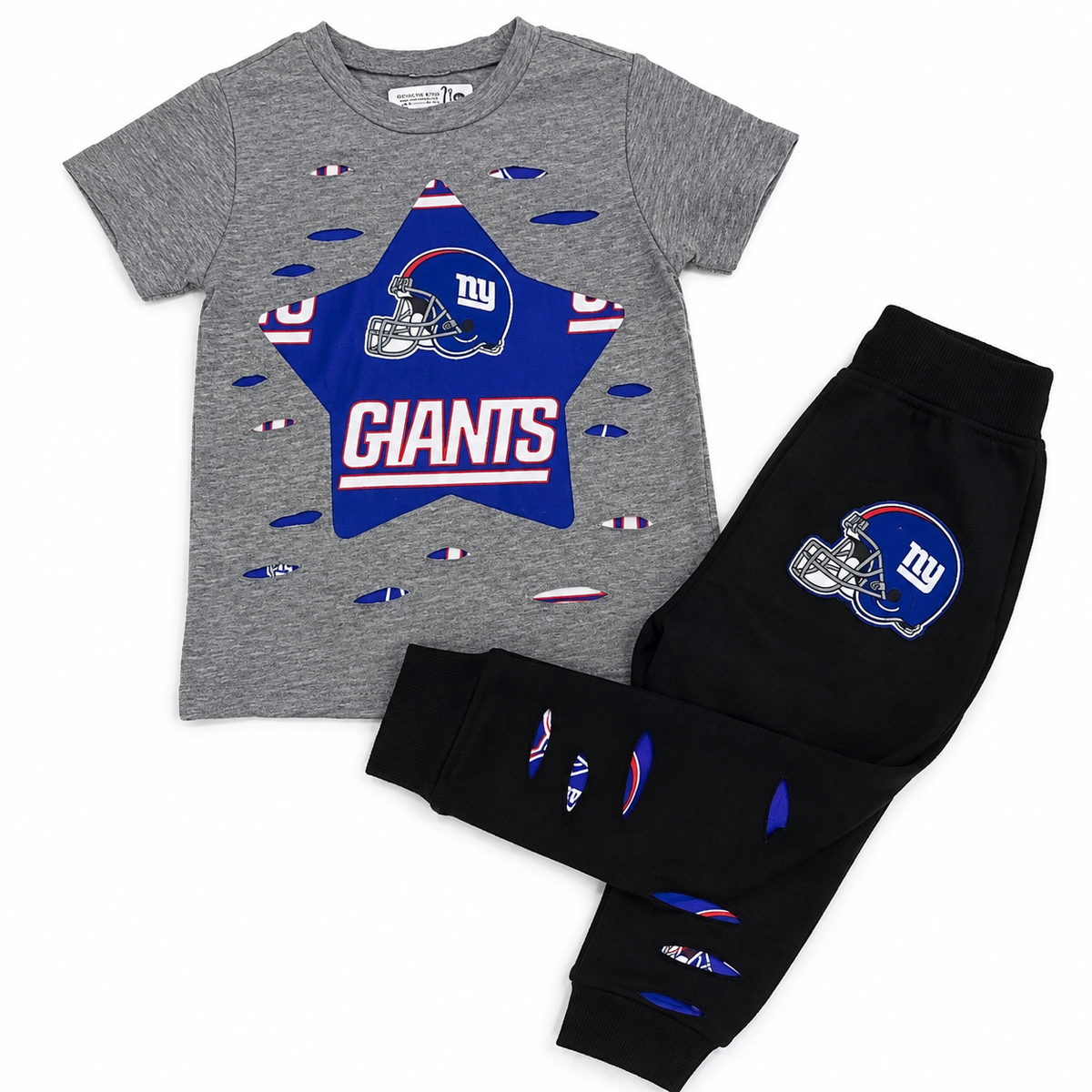 NY Giants Tee & Joggers Set