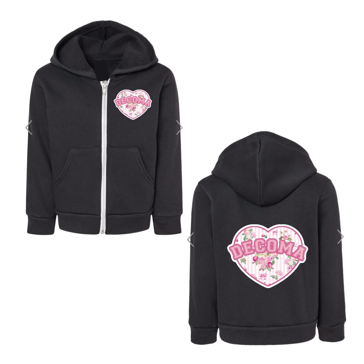 Decoma girls/adults floral heart