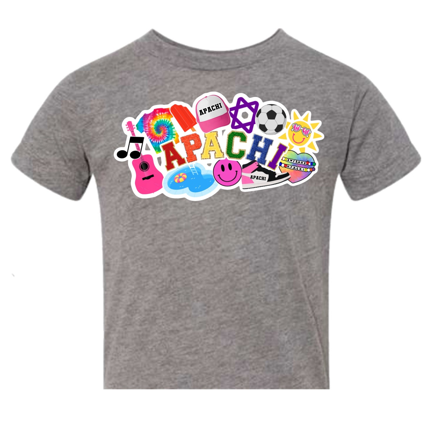 Girls Apachi collage tee