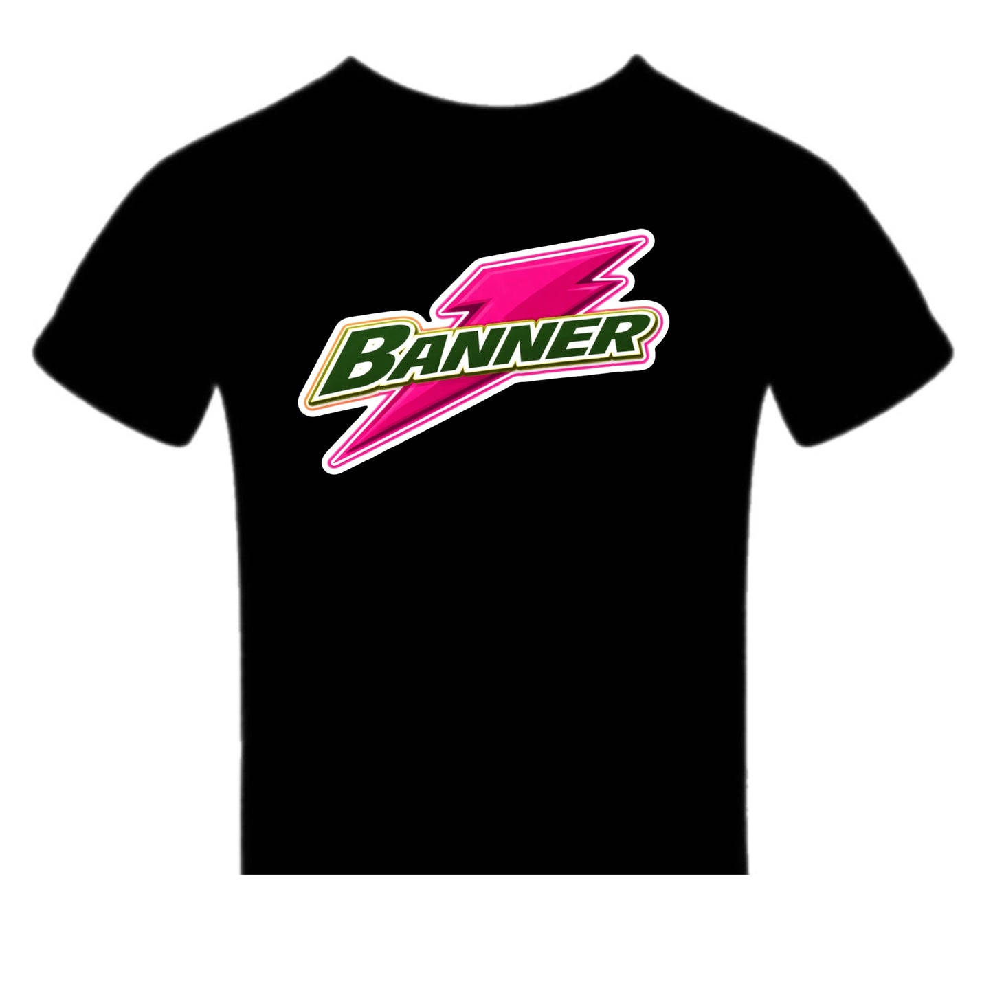 Banner girls pink bolt tee