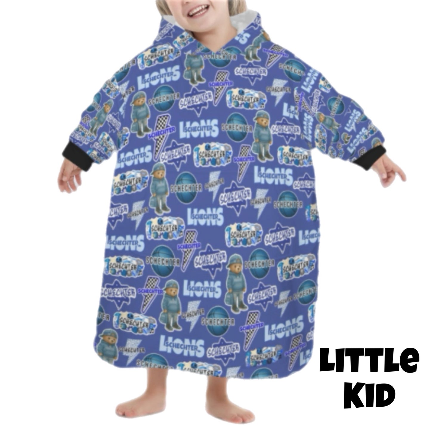 Schechter boys/mens fleece blanket hoodie