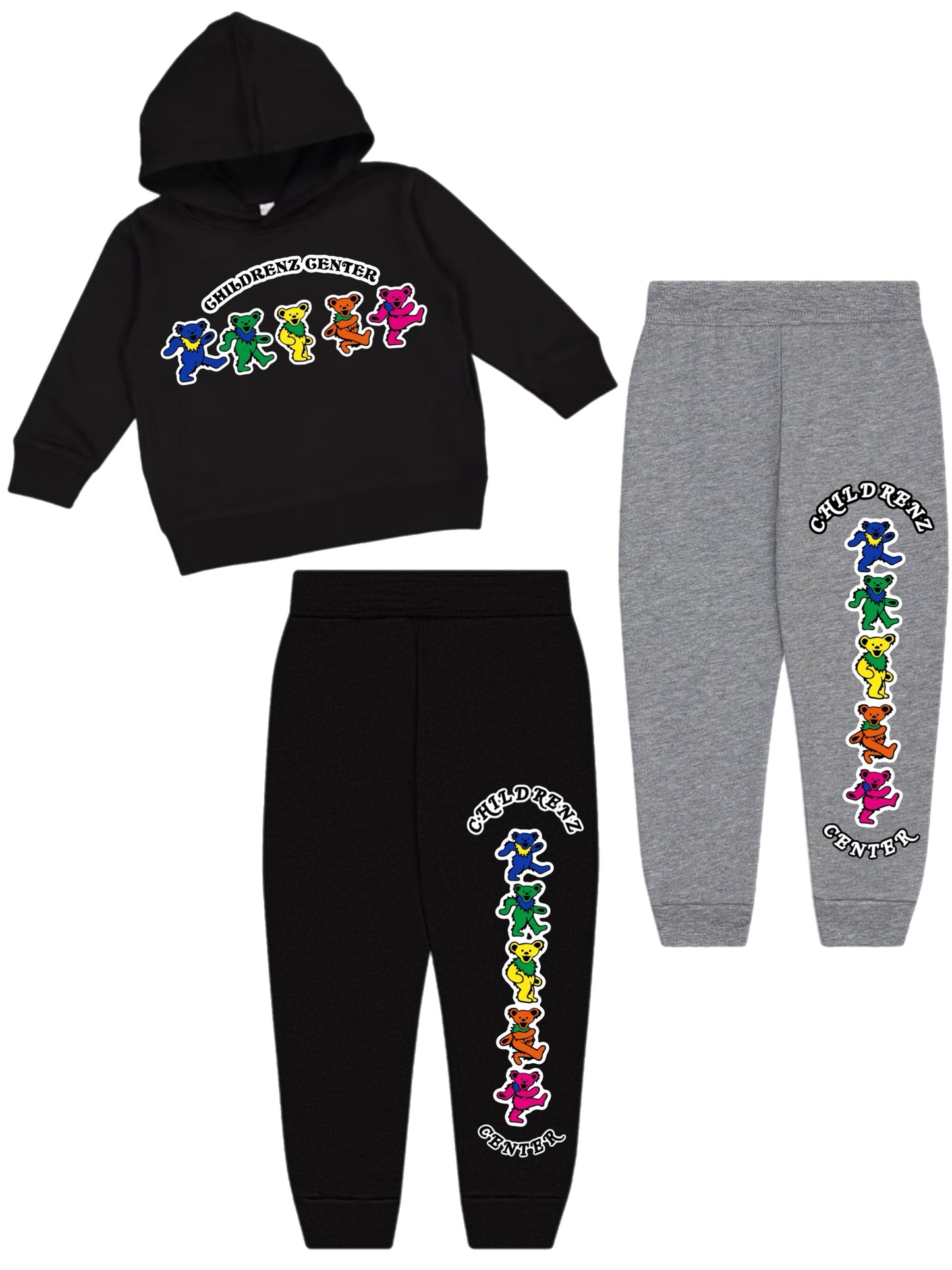 Childrenz Center dancing bears joggers