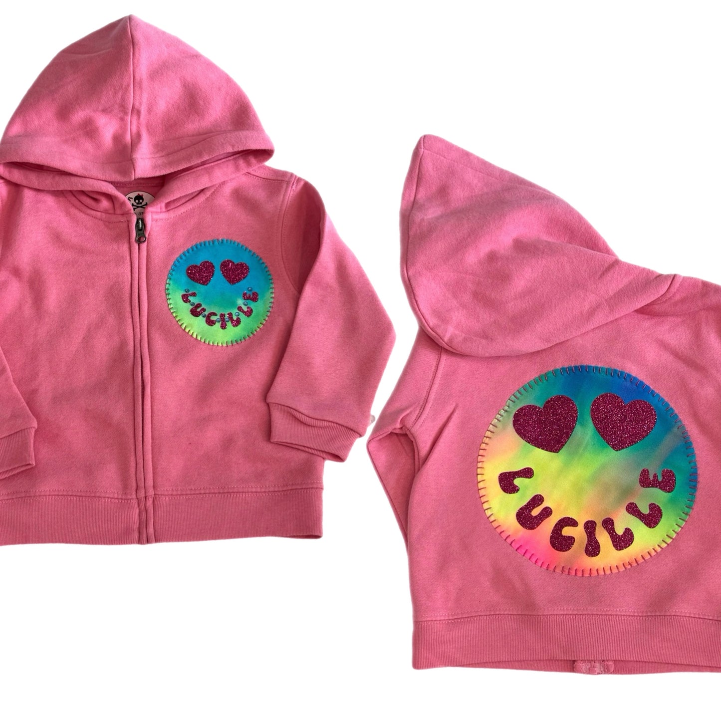 Emoji zip hoodie