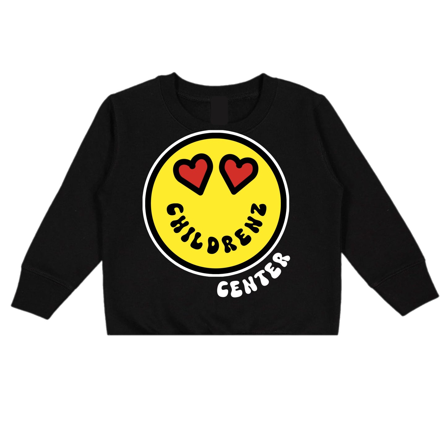 Childrenz Center heart emoji crewneck