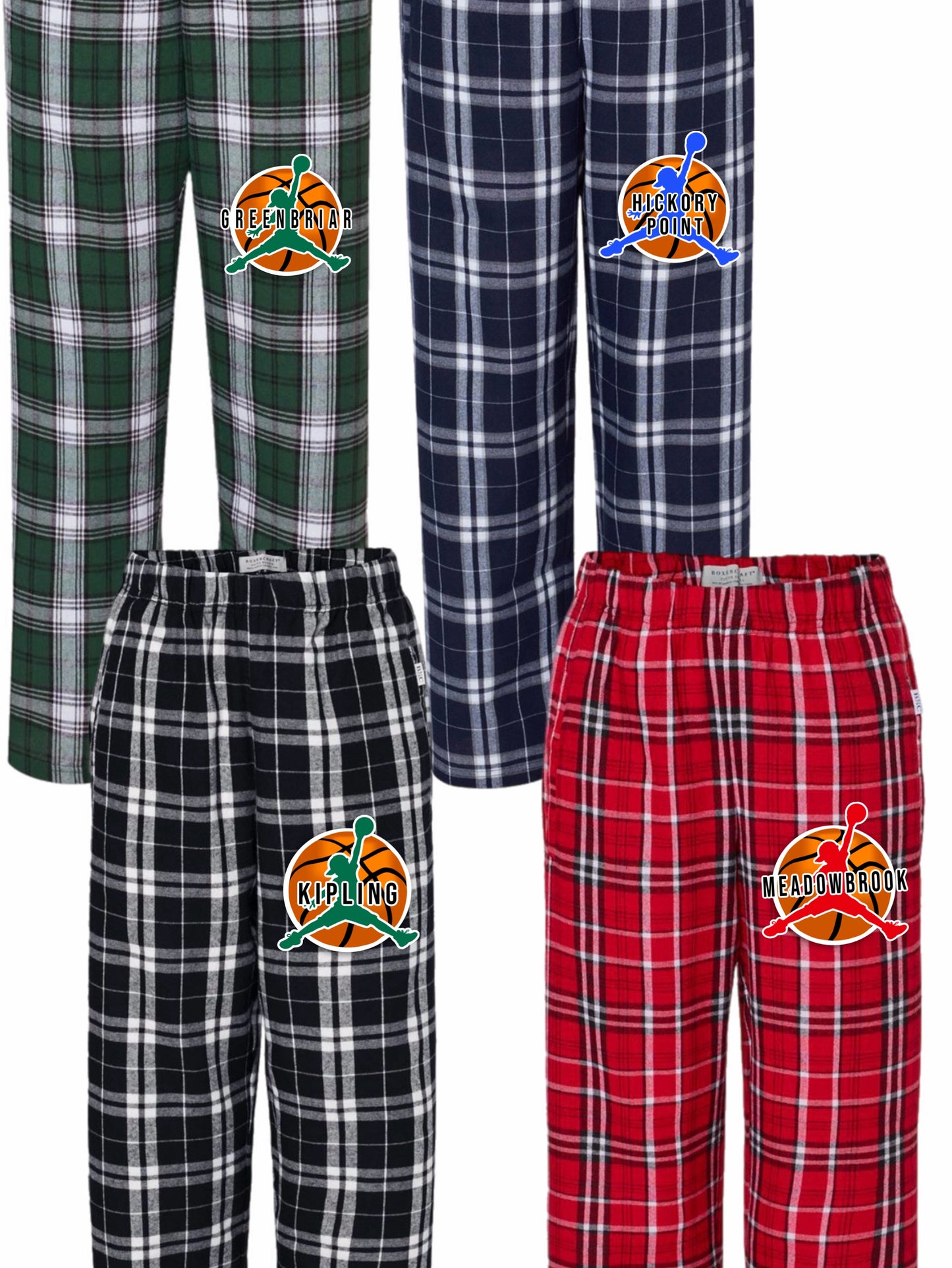 Boys basketball flannels
