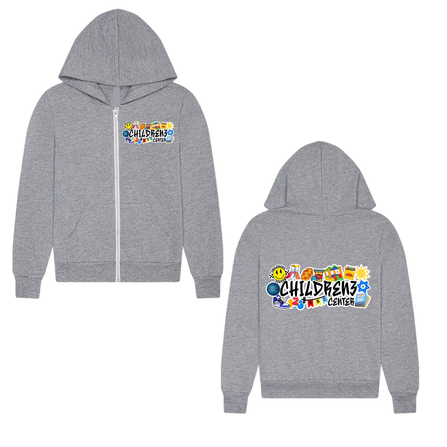 Childrenz Center boys collage zip hoodie