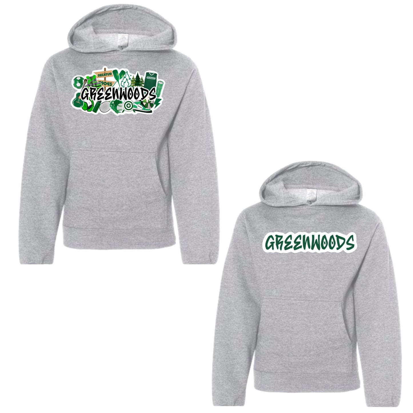 Greenwoods graffiti hoodie