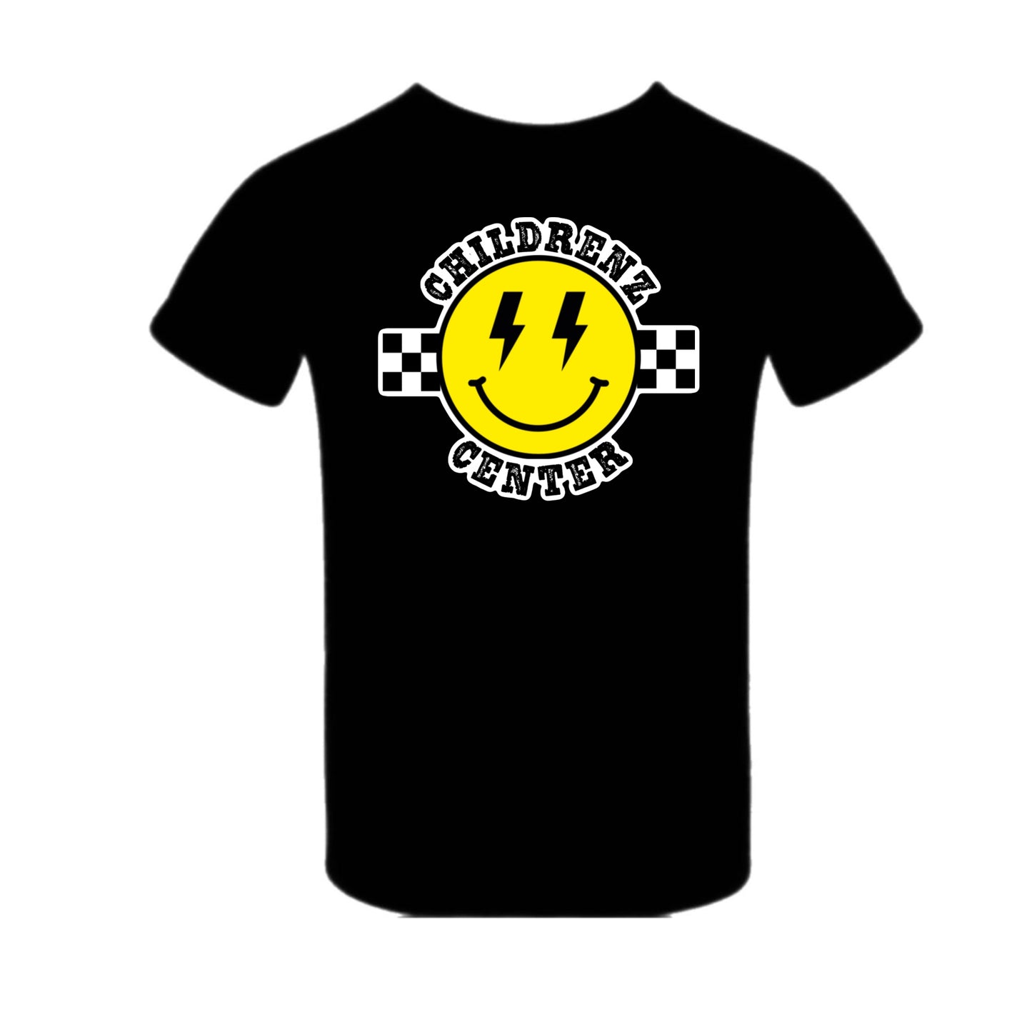 Childrenz Center bolt emoji tee
