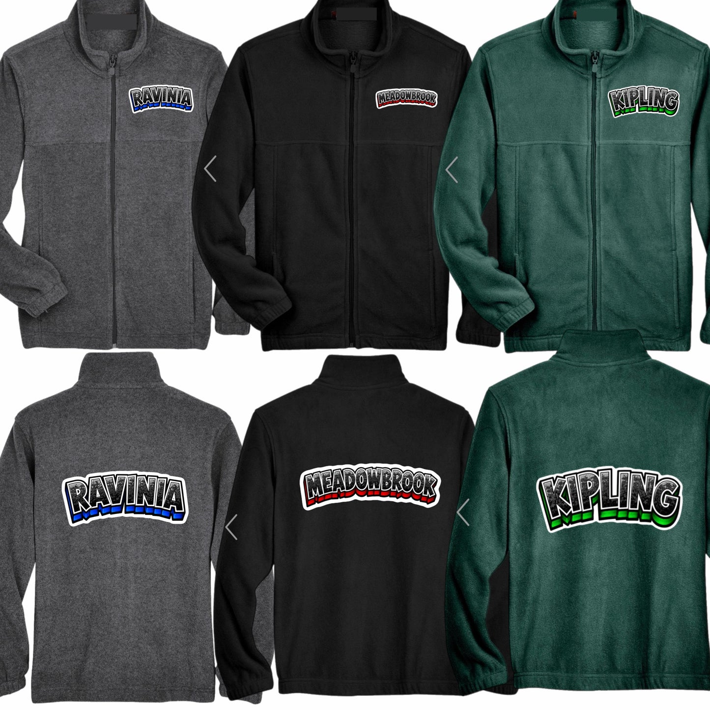 Boys graffiti fleece jacket