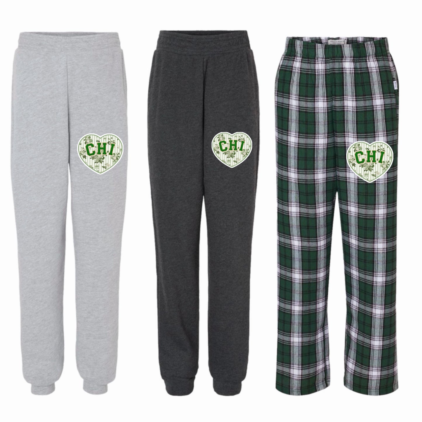 Camp Chi floral heart pants