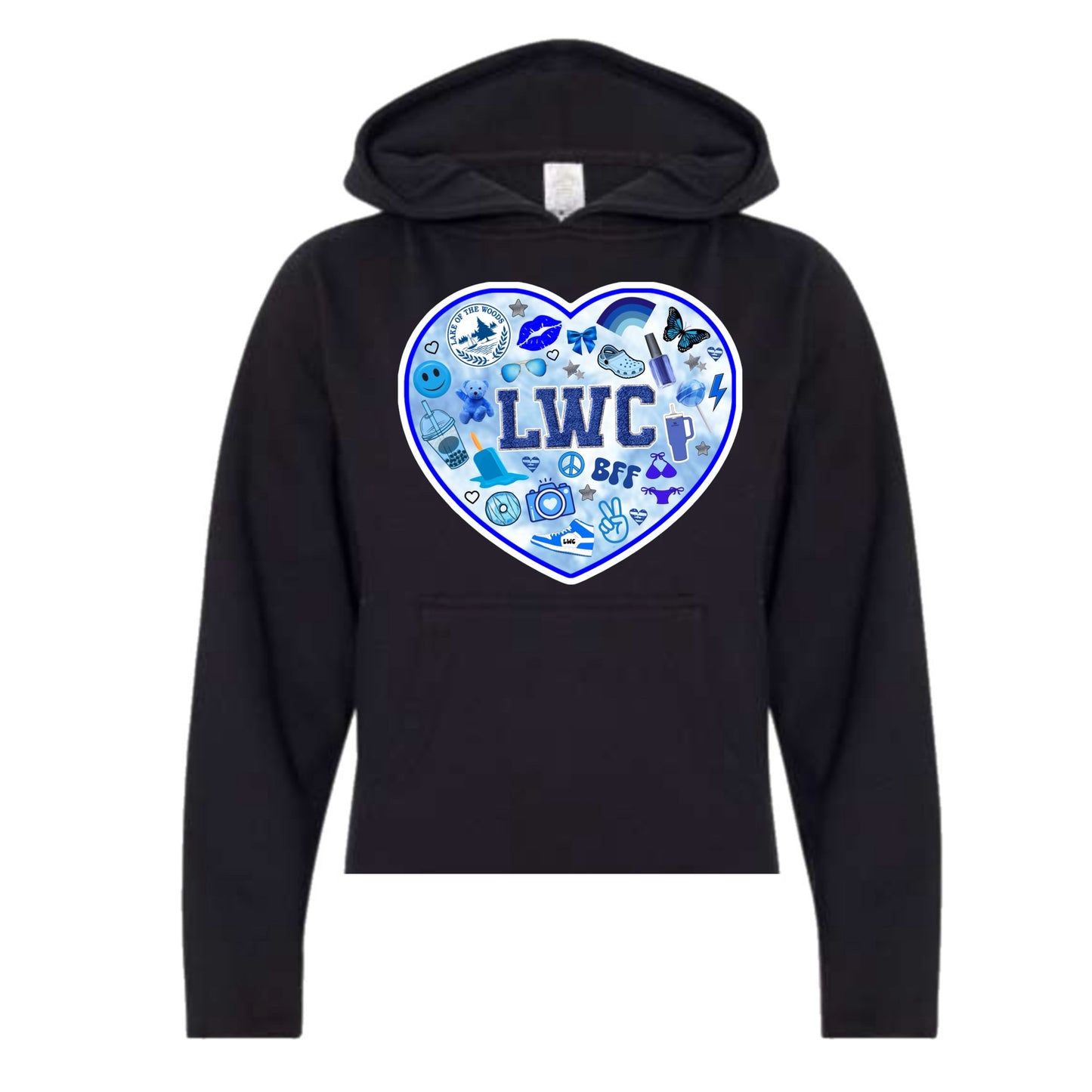 Lake of The Woods heart hoodie