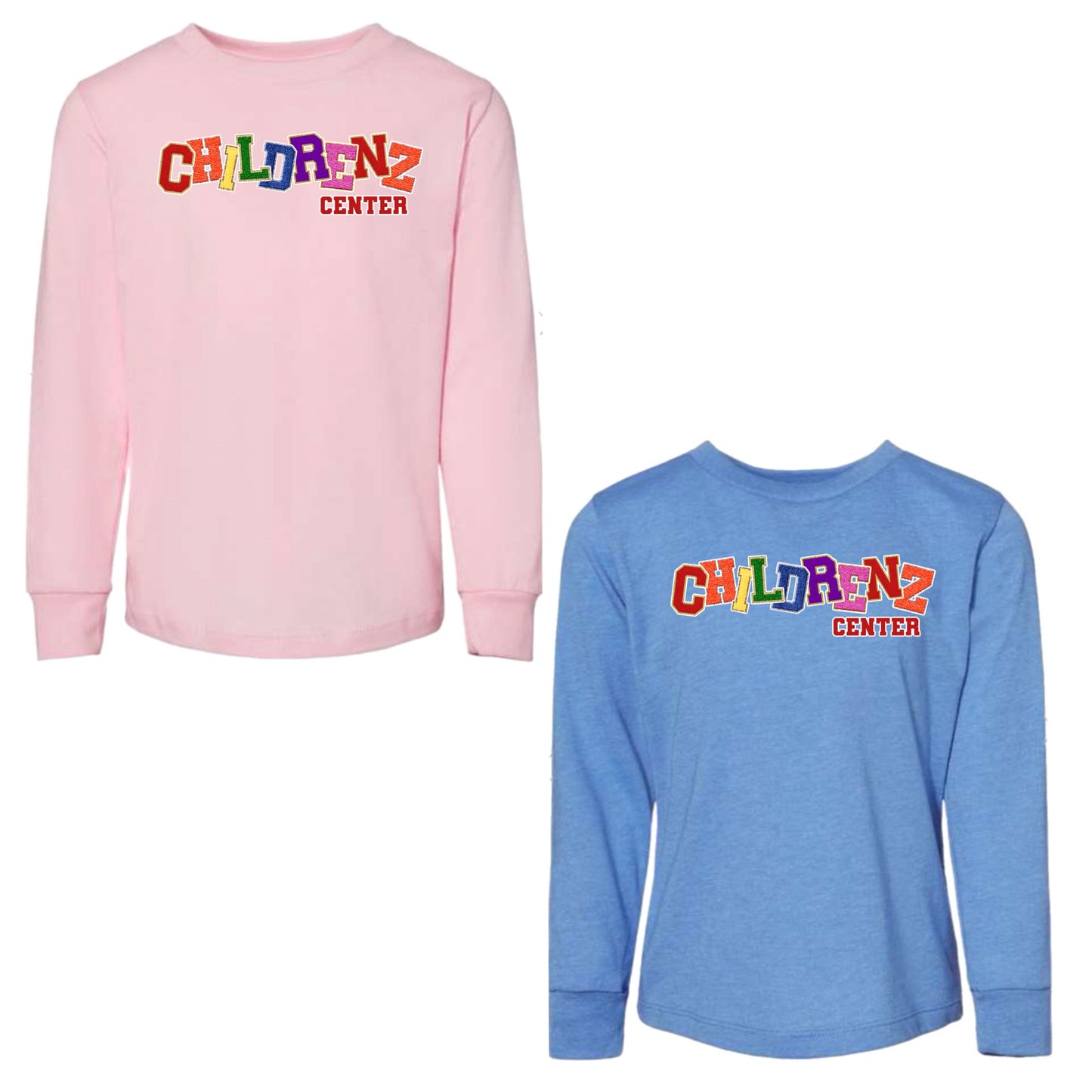 Childrenz Center patched long sleeve tee